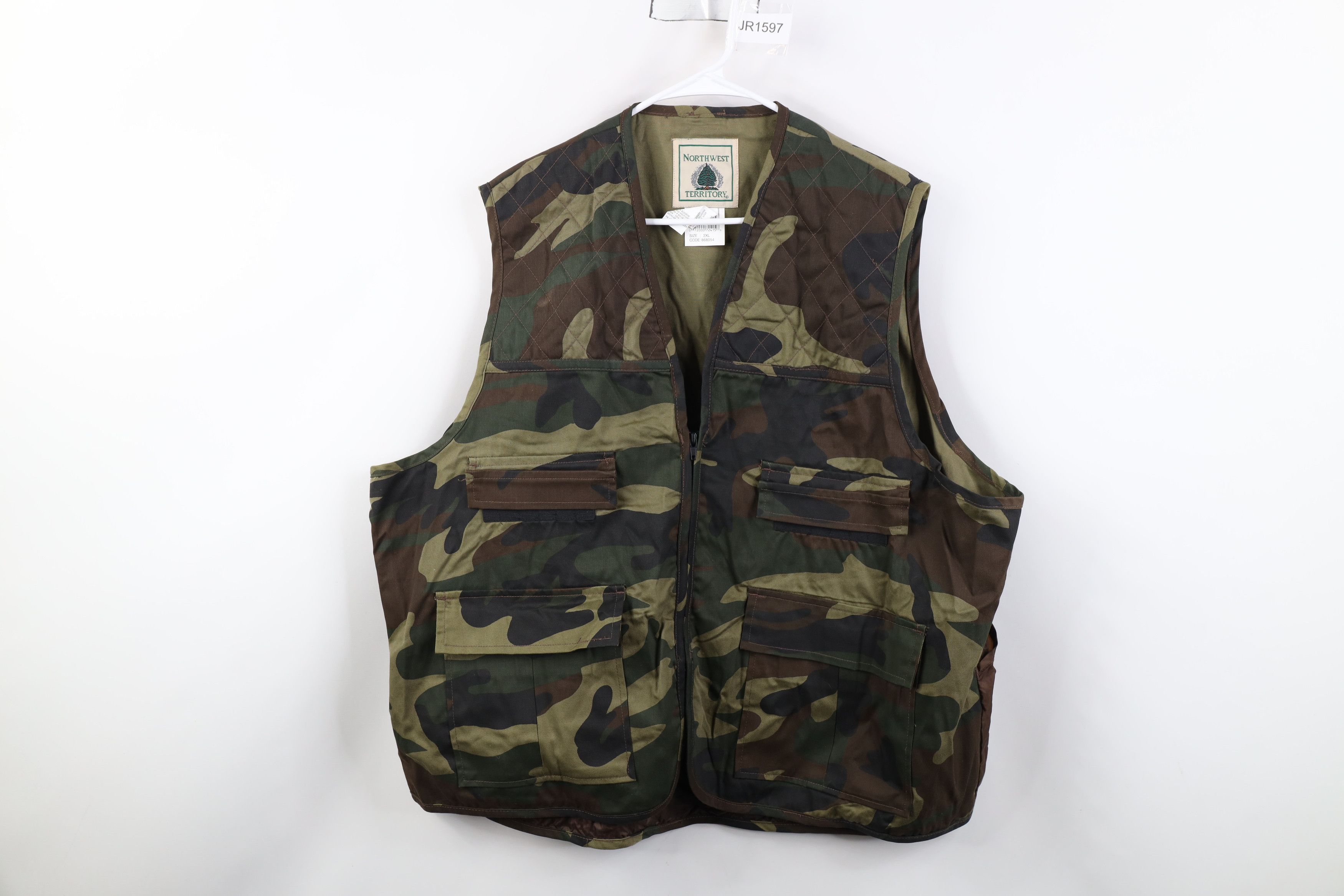 Vintage Vintage 90s Streetwear Hunting Birding Shooting Vest Jacket Size US XXL / EU 58 / 5 - 1 Thumbnail