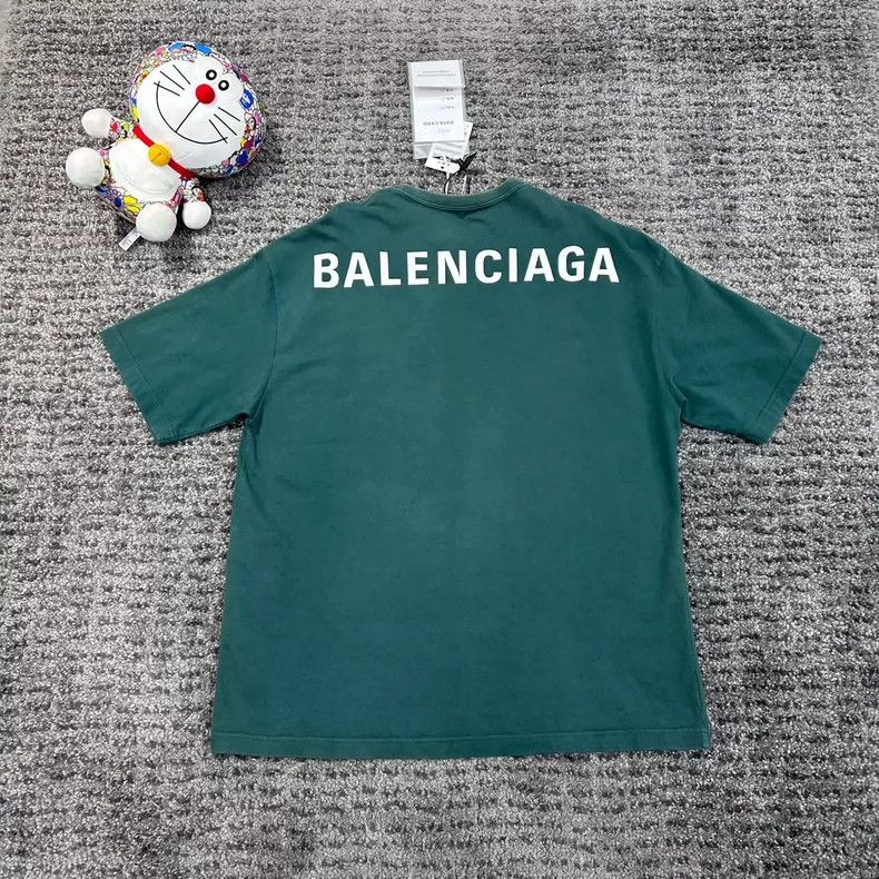 Balenciaga Balenciaga Back LOGO Lake Water Wash Short Sleeve 2501-Next Size US M / EU 48-50 / 2 - 2 Thumbnail