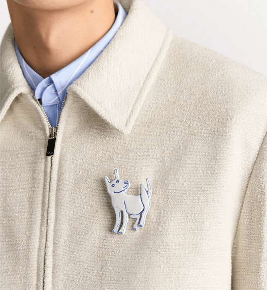Dior o1w1db10126 583C22 Zipped Jacket in White Size US M / EU 48-50 / 2 - 6 Thumbnail