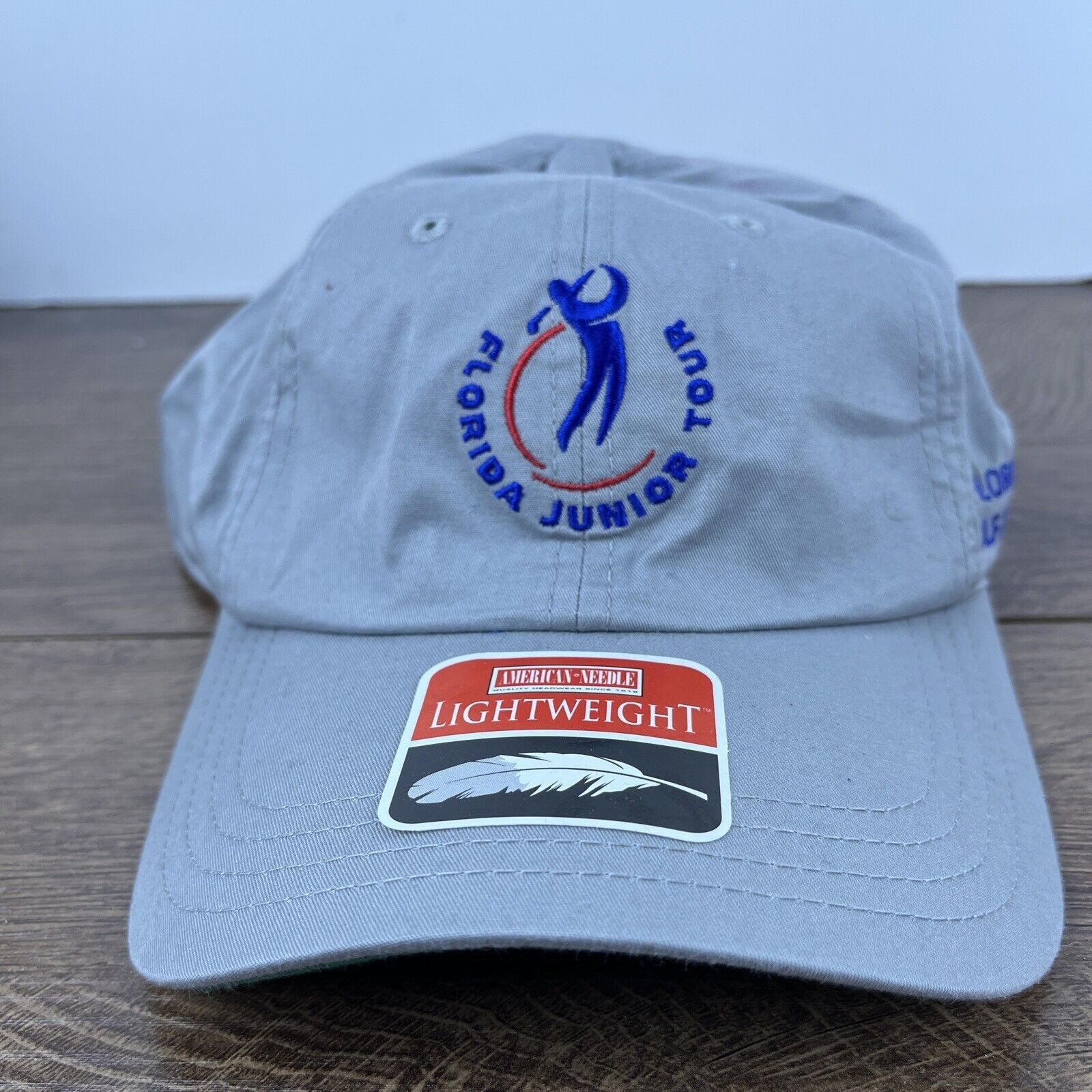 American Needle Florida State Golf Association Hat Gray Hat Adjustable Gray Size ONE SIZE - 2 Thumbnail