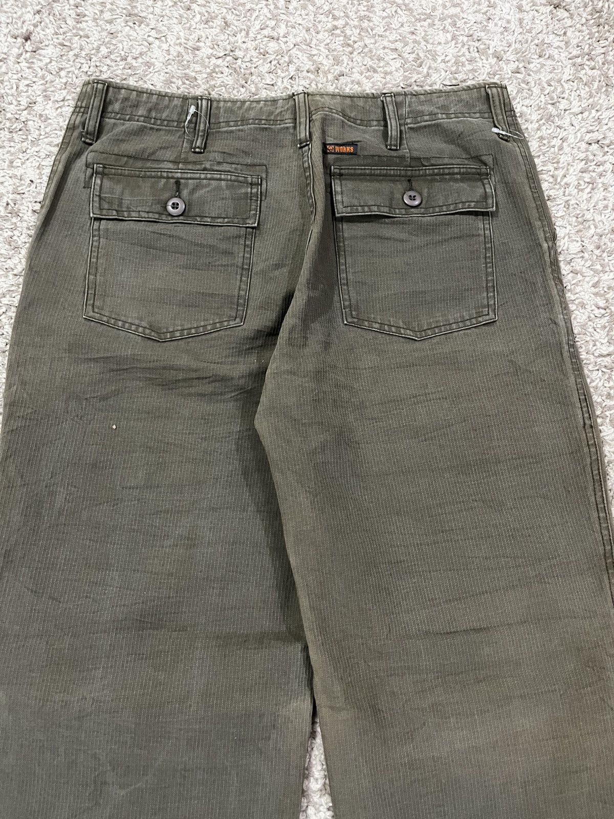 Orslow VINTAGE 🔥 Twenty Works HBT Orslow Style Fatigue Pants Size US 33 - 9 Thumbnail