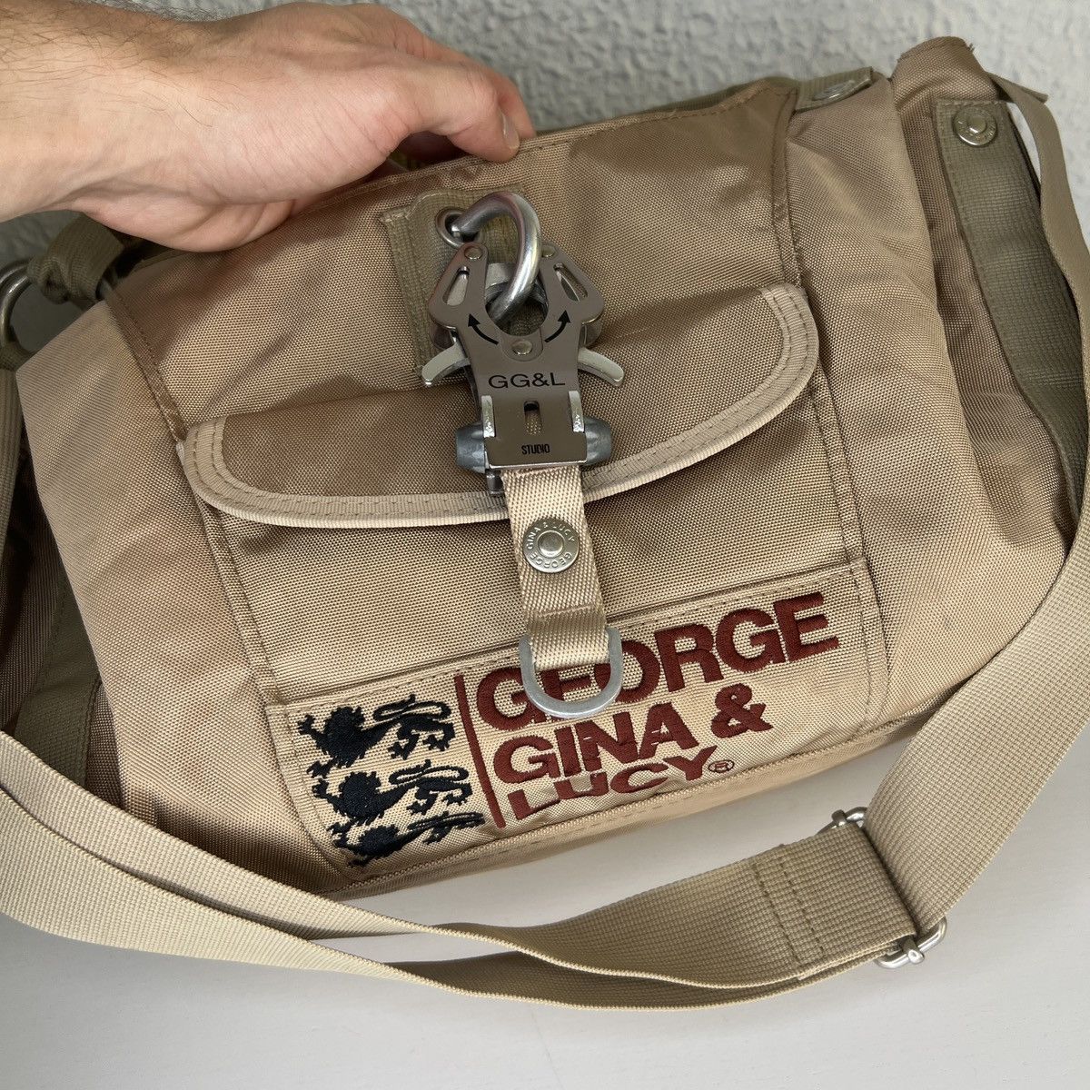 George Gina & Lucy George Gina Lucy GGL Shoulder Crossbody Vintage Bag Beige Size ONE SIZE - 4 Thumbnail