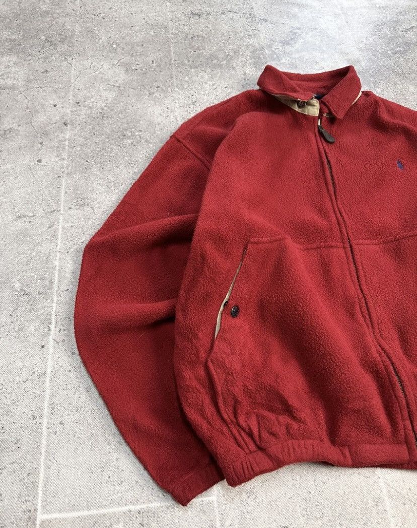 Polo Ralph Lauren Polo Ralph Lauren Vintage Fleece Jacket Full Zip Distressed Size US M / EU 48-50 / 2 - 9 Thumbnail