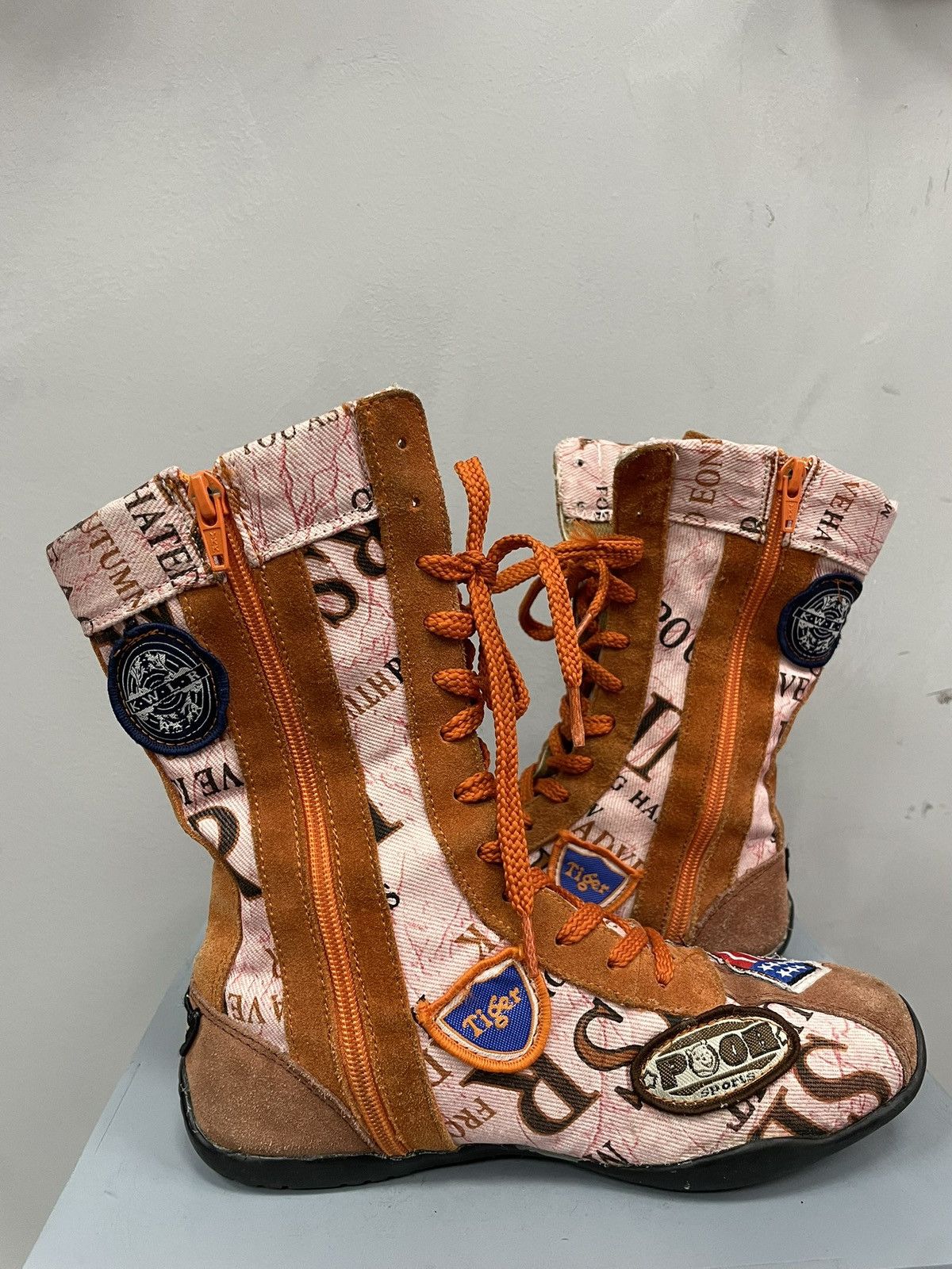 Hysteric Glamour Racing moto patch work racing hystericglamour style boots Size US 7 / IT 37 - 6 Thumbnail