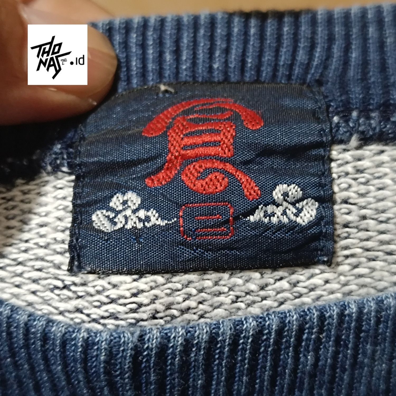 Eternal Eternal Japan Tiger Indigo Denim Sweatshirt Size US M / EU 48-50 / 2 - 7 Thumbnail