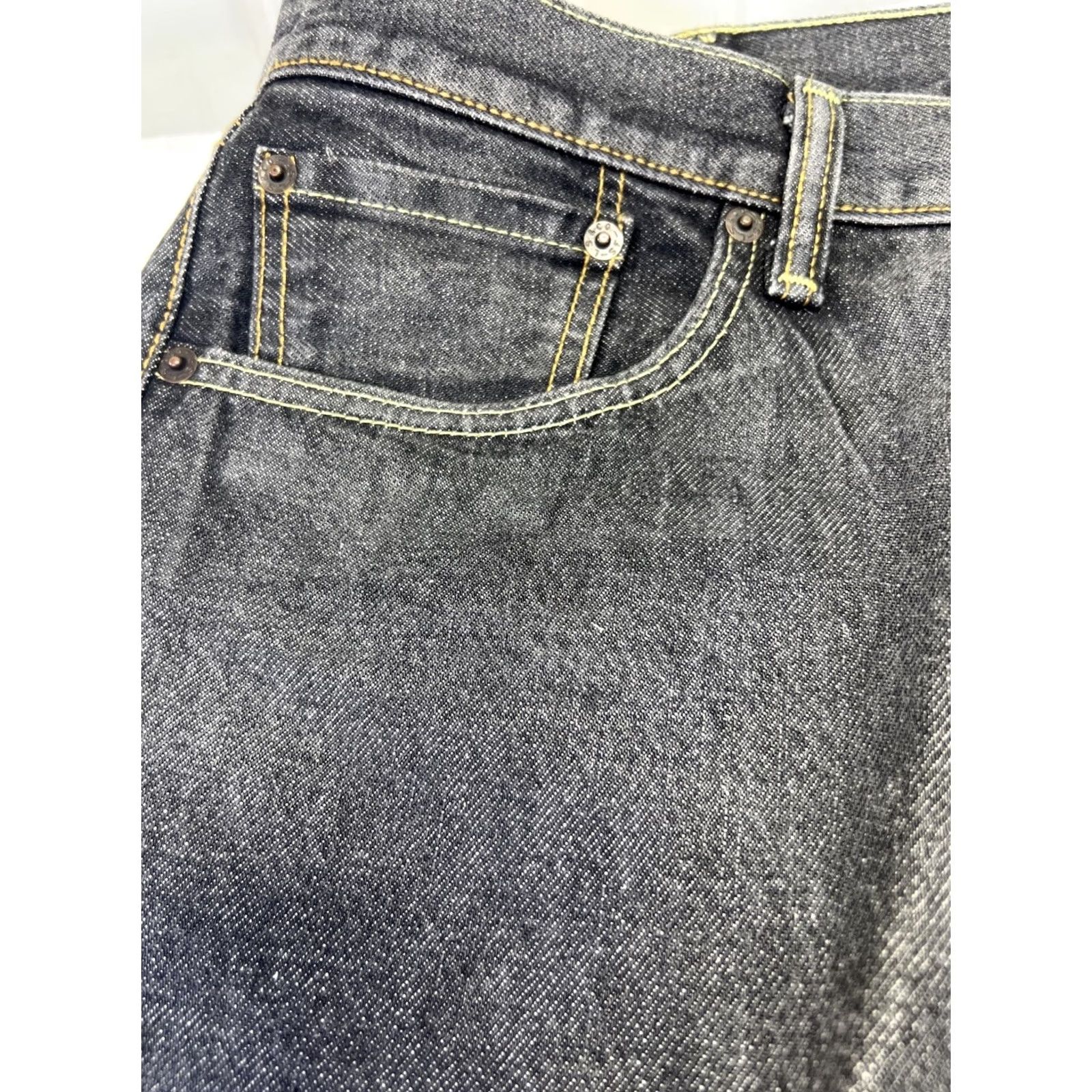 Levi's Levi’s 501 Jeans Mens Dark Gray Straight Button Fly Denim 40x32 Vintage No Mens Size US 40 / EU 56 - 7 Thumbnail