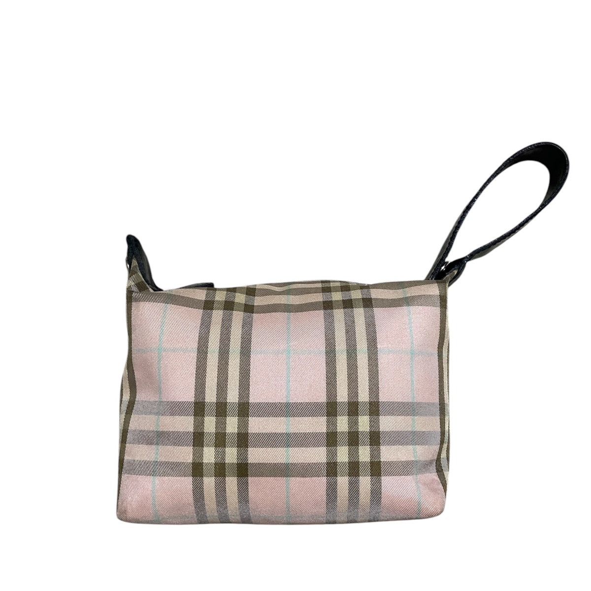 Burberry BURBERRY Nova Check Pouch Nylon Pink Size ONE SIZE - 2 Thumbnail