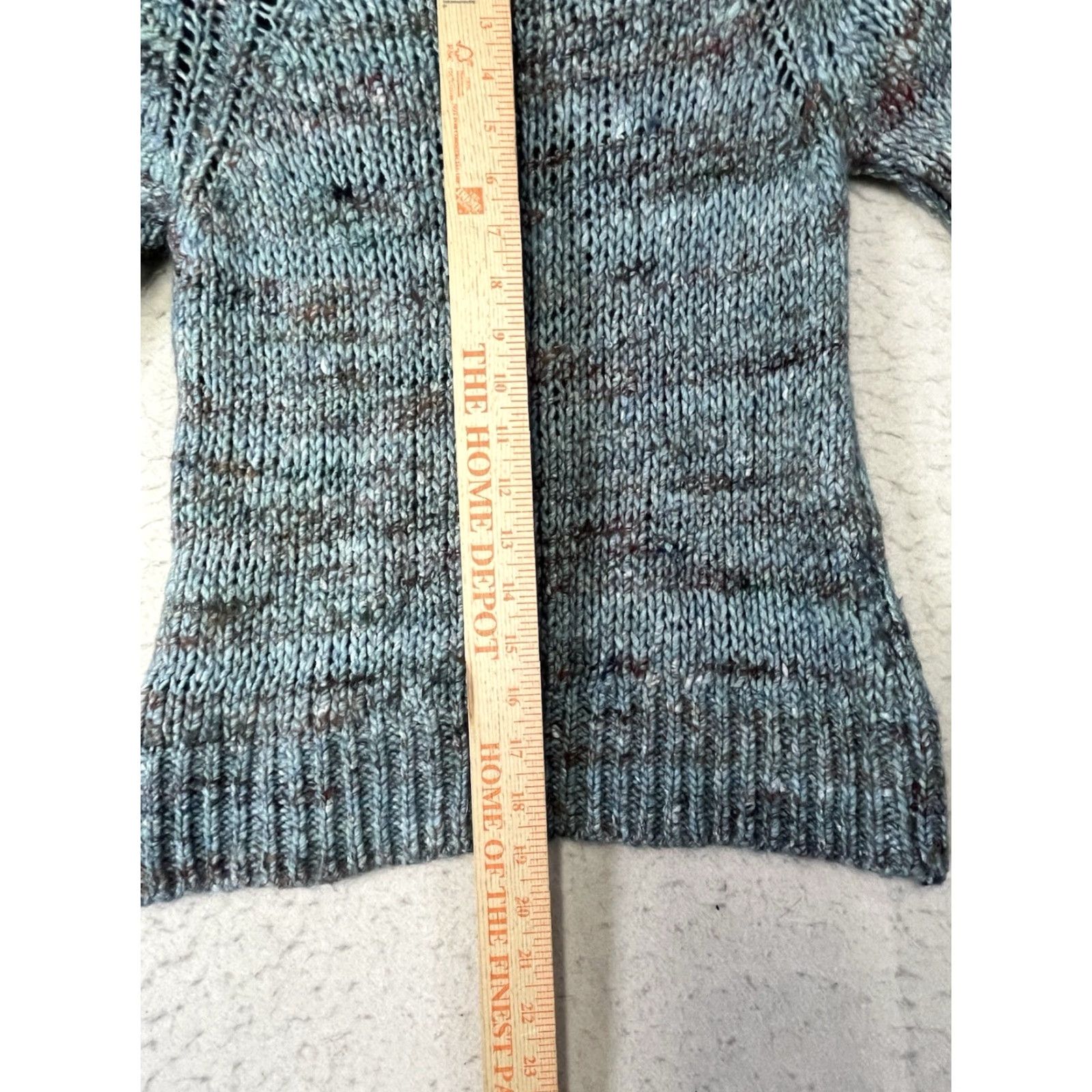 Anthropologie Moth Sweater Shirt Women XS Green Cowl Neck Long Sleeve Made in Italy Pullover Regular Fall Winter Spring Summer Vintage No Size XS / US 0-2 / IT 36-38 - 4 Thumbnail