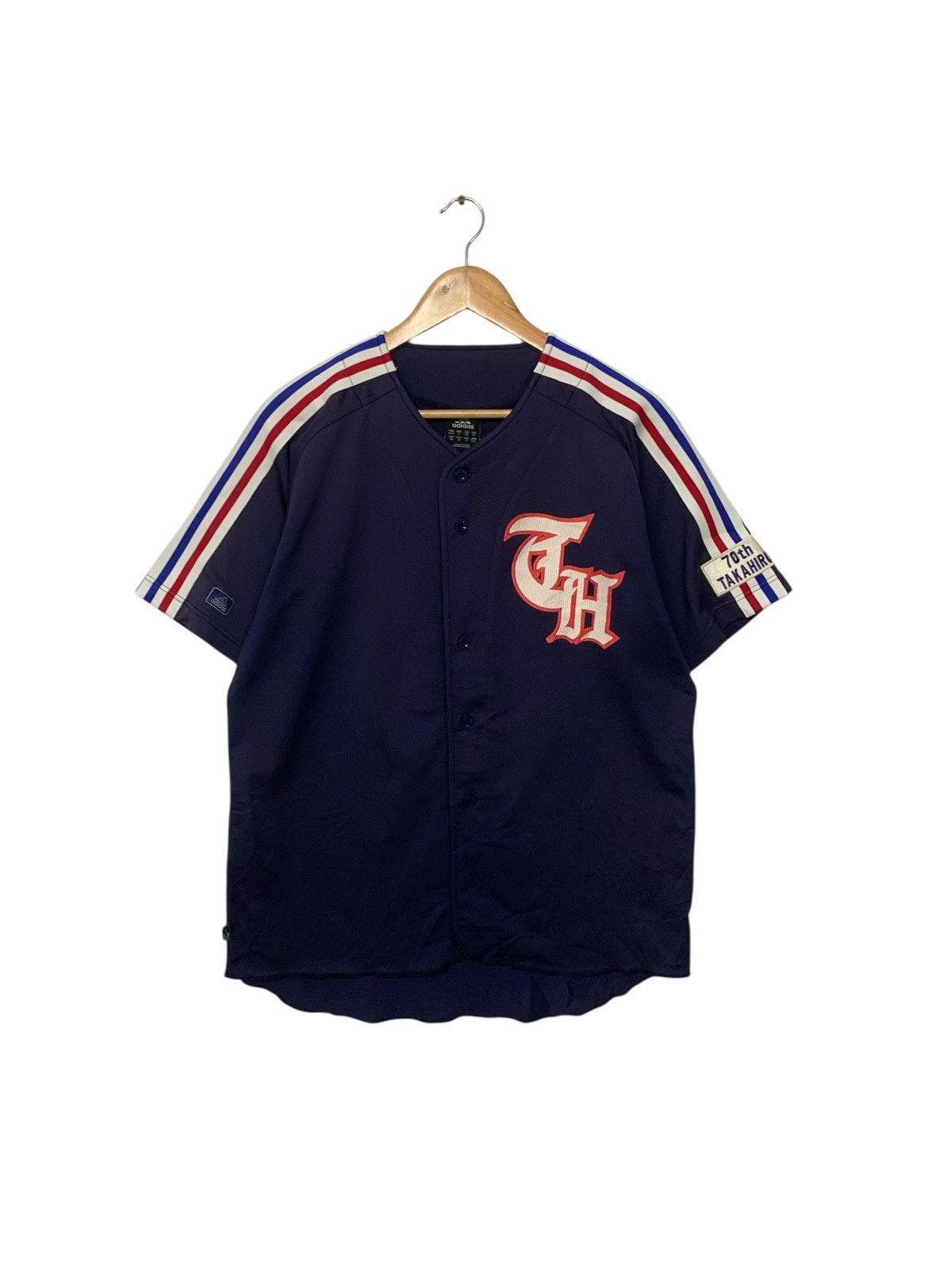 Adidas × Vintage Vintage Y2K Adidas Button Ups Shirt Size US M / EU 48-50 / 2 - 1 Thumbnail