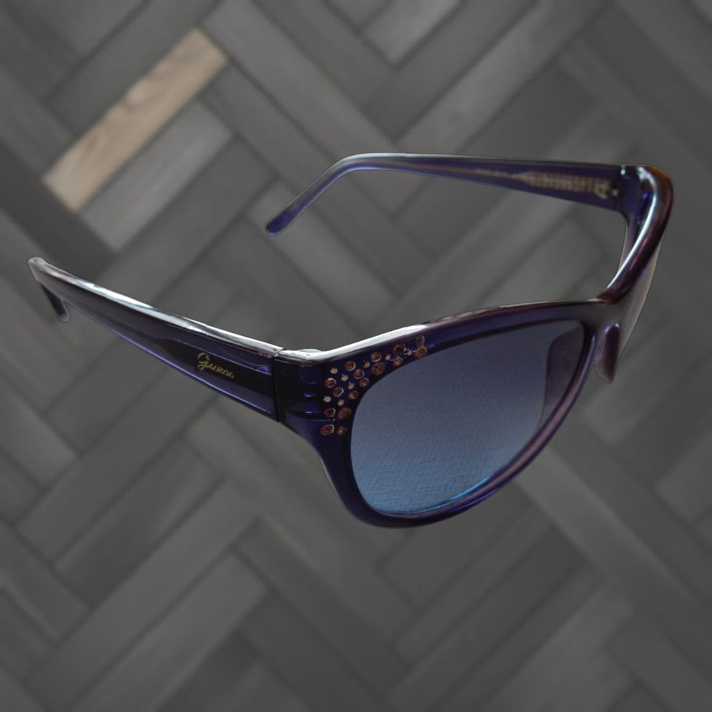 Guess GUESS Sunglasses Women Women's Style Missing Crystals Black Frame 59-17-135 BL-48 Size ONE SIZE - 1 Thumbnail