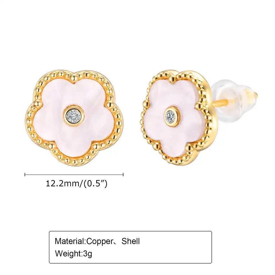 Other Temperament Flower Earrings Size ONE SIZE - 2 Thumbnail