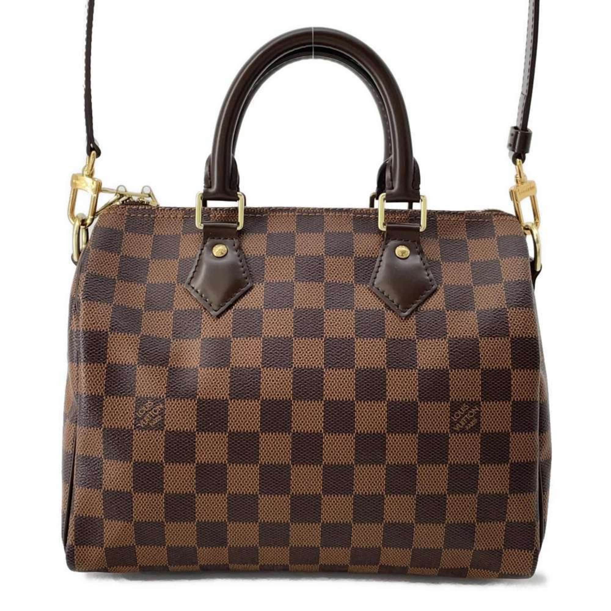 Louis Vuitton Handbag Damier Ebene Speedy Bandouliere 25 N41368 Louis Vuitton 2Way Bag Mini Boston in Red, Women's