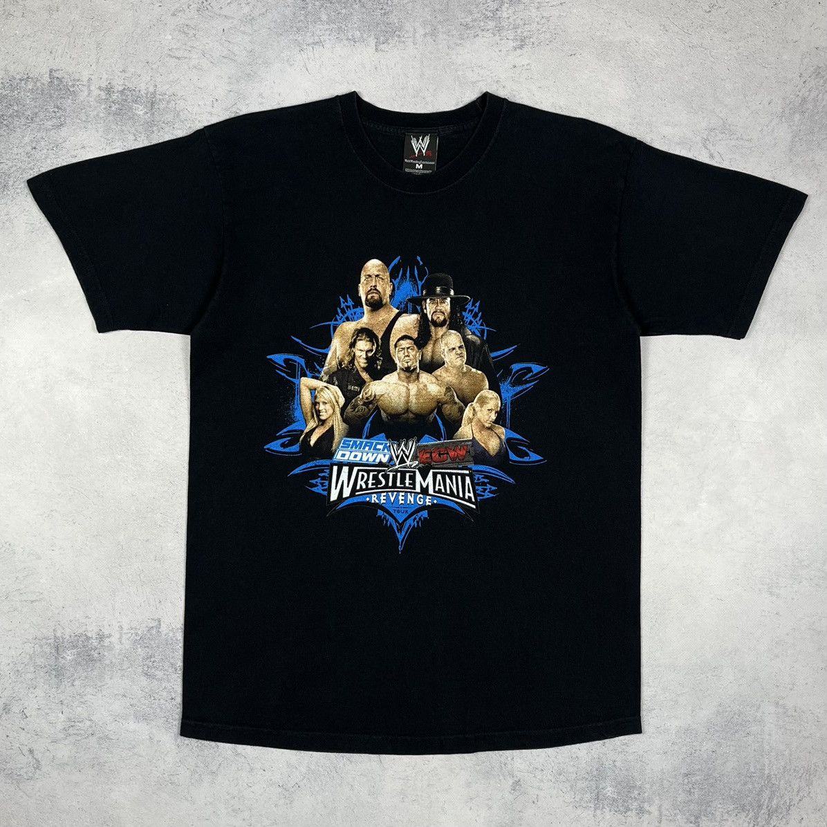 WWE Vintage SmackDown / ECW tour WWE tour tee 2008 Size US M / EU 48-50 / 2 - 2 Thumbnail