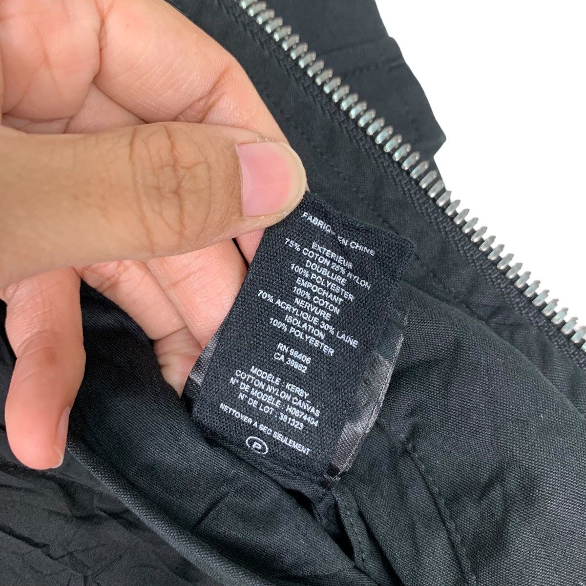 Japanese Brand Cotton Nylon Canvas KERBY Style Bomber Jacket #0422-C19 Size US M / EU 48-50 / 2 - 20 Thumbnail