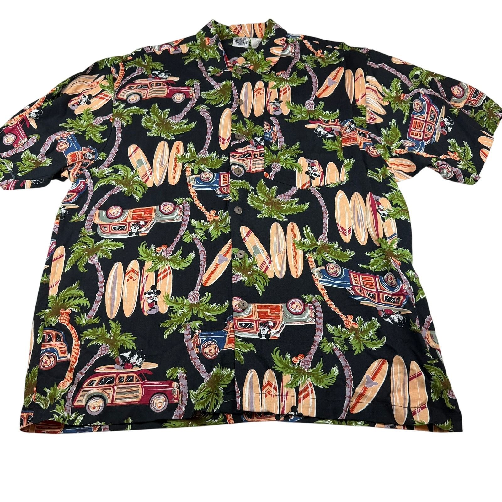 Disney Disney Catalog Mickey Mouse Hawaiian Shirt Size L Size US L / EU 52-54 / 3 - 1 Thumbnail