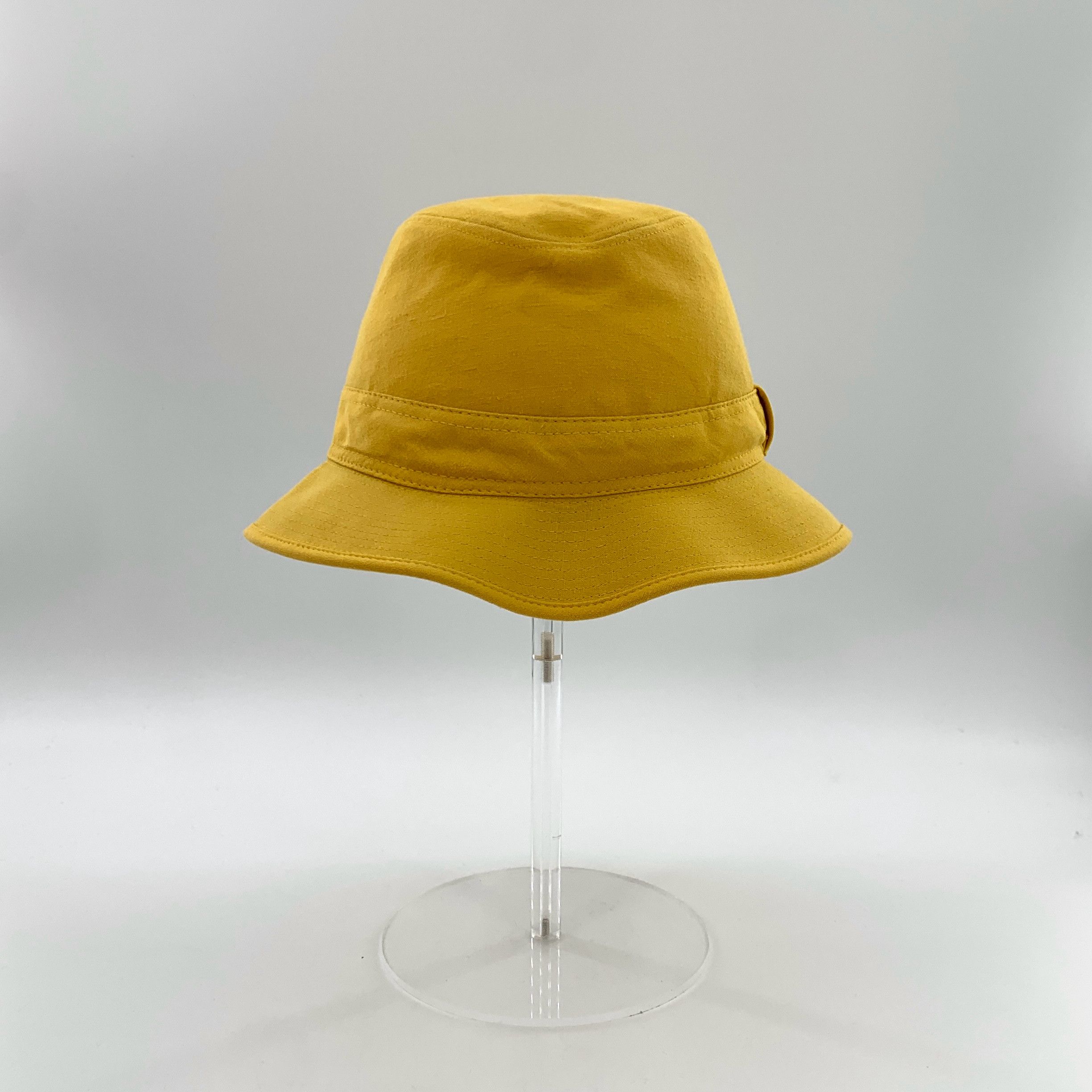 Hermes Hermes Linen Bucket Hat Yellow (57 cm) Size ONE SIZE - 3 Thumbnail