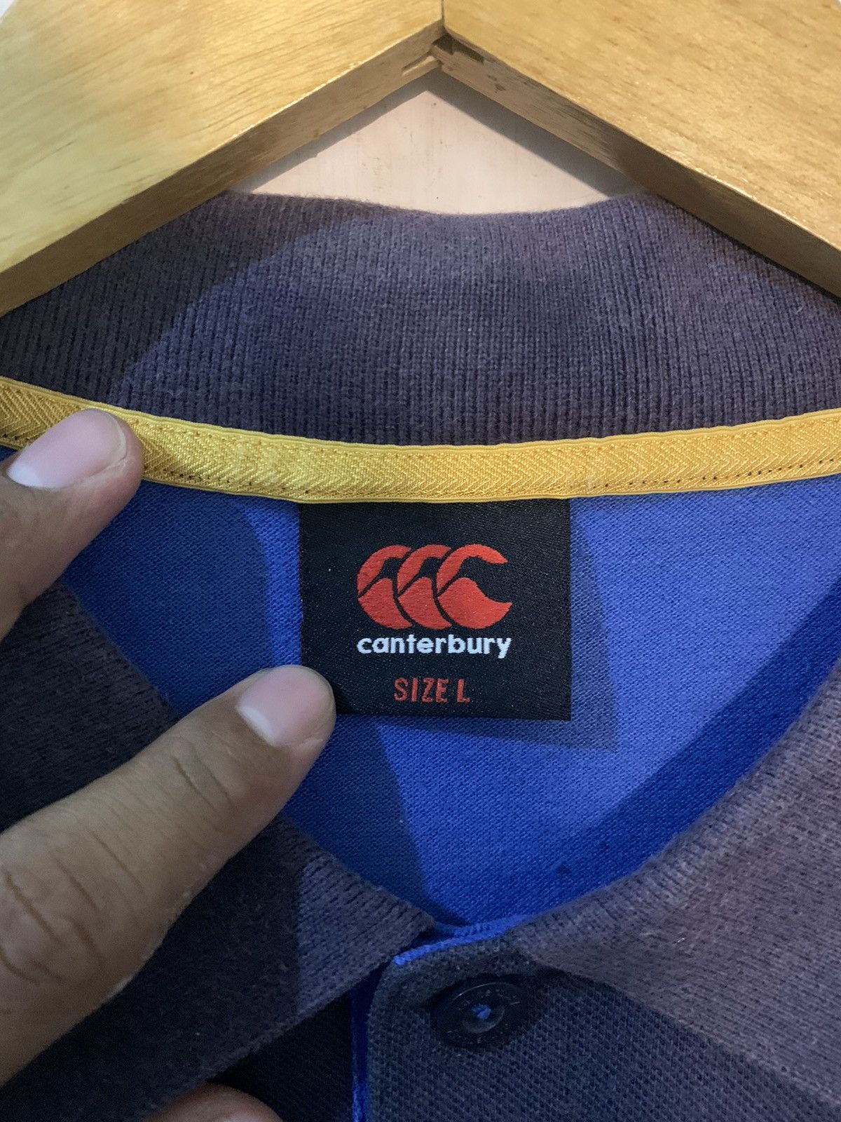 Canterbury of New Zealand VINTAGE RUGBY CANTERBURY TEE Size US L / EU 52-54 / 3 - 4 Thumbnail