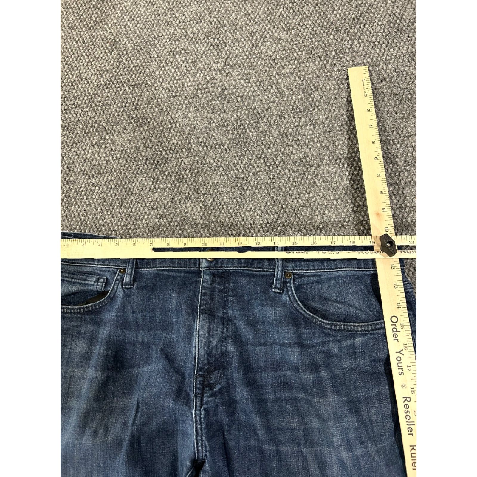 Vintage Joe’s Jeans Mens 40x33 Jeans Dark Blue Classic Straight Leg 5-Pocket Denim Stretch Regular Inseam 33 Size US 40 / EU 56 - 5 Thumbnail