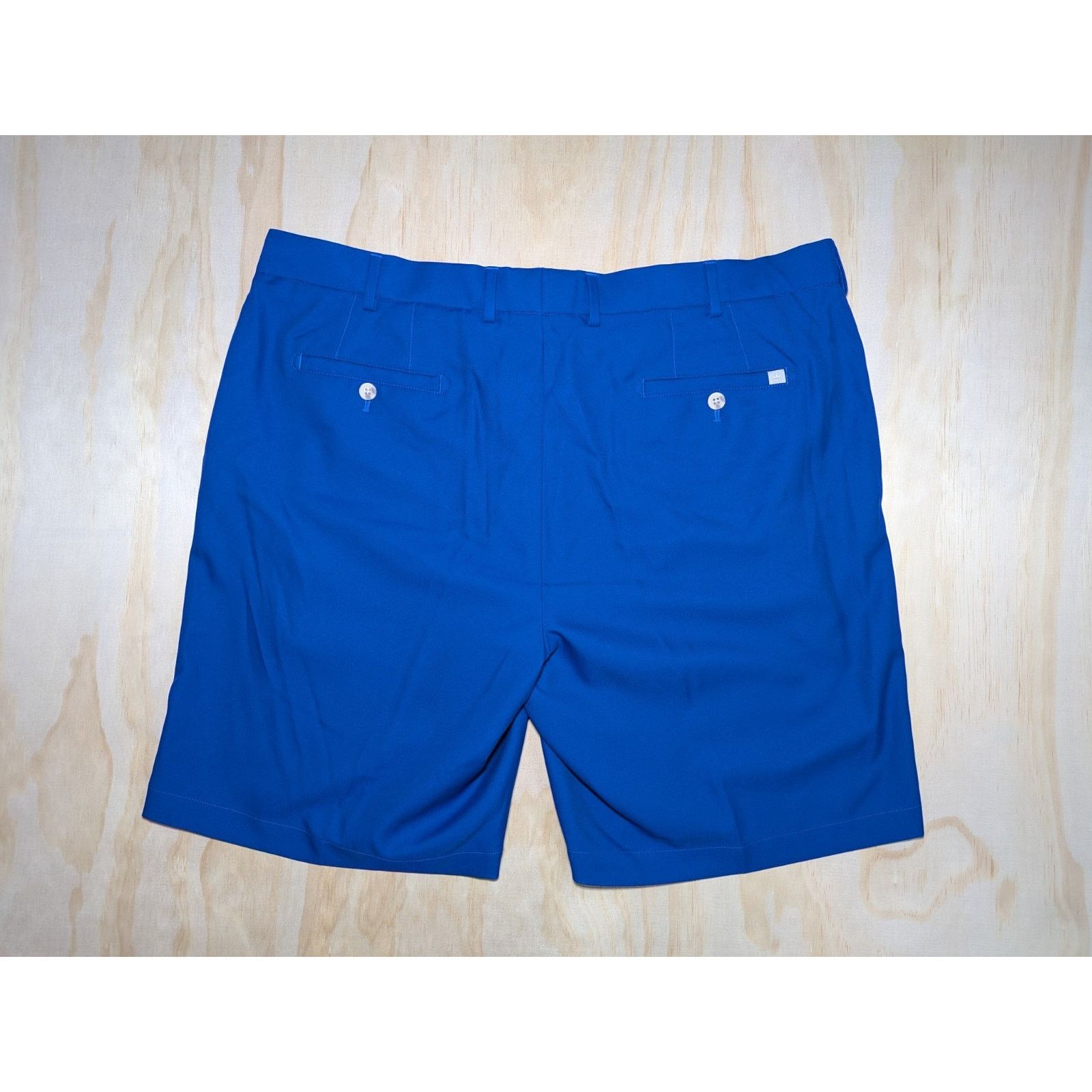 Peter Millar Peter Millar Men's 40 Blue Performance Golf Shorts Solid Size US 40 / EU 56 - 5 Thumbnail