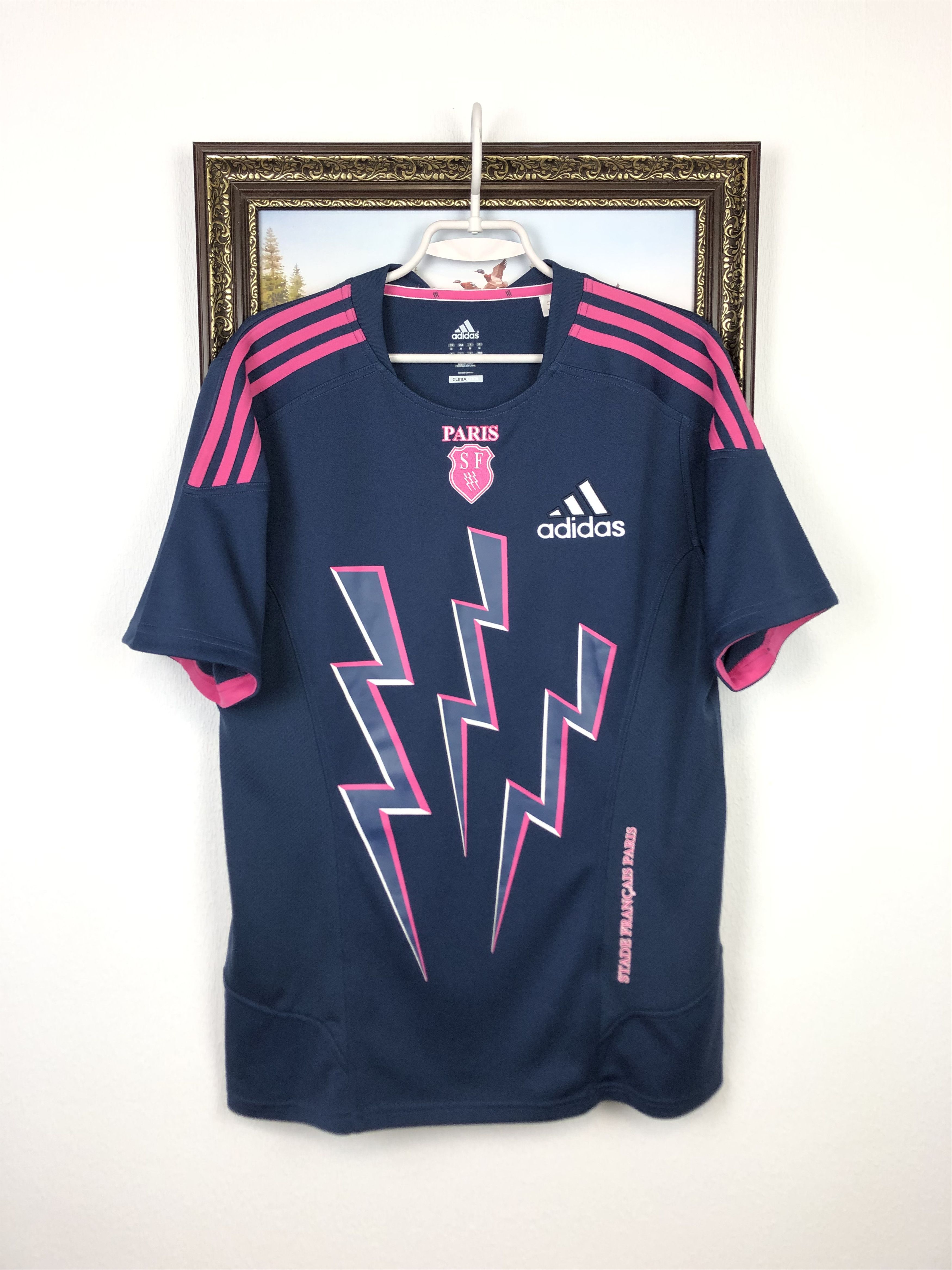 Adidas × Vintage Adidas Stade Francais Paris Rugby Union Shirt 