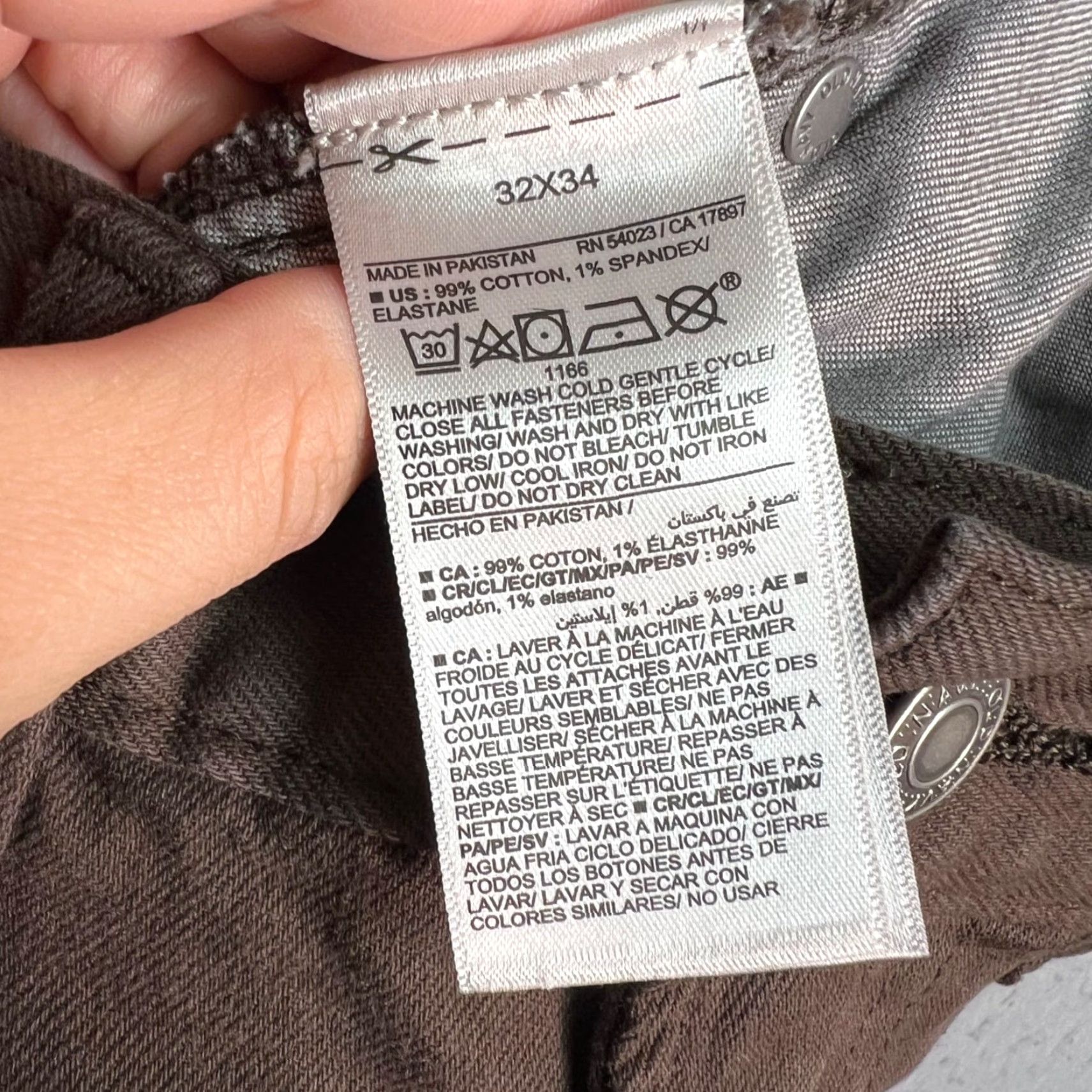 Old Navy VINTAGE Old Navy Pants Mens Size 32x34 Brown Cotton Blend Straight Front Chino 32 Inseam Mens Size US 32 / EU 48 - 4 Thumbnail