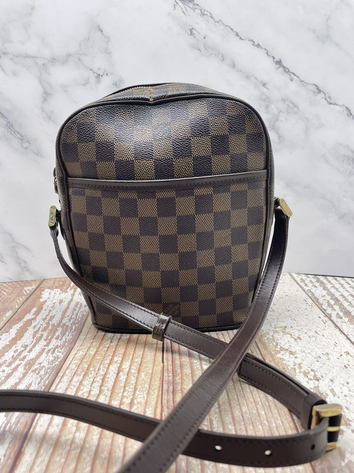 Louis Vuitton Louis Vuitton Damier Ebene Ipanema PM Size ONE SIZE - 8 Thumbnail