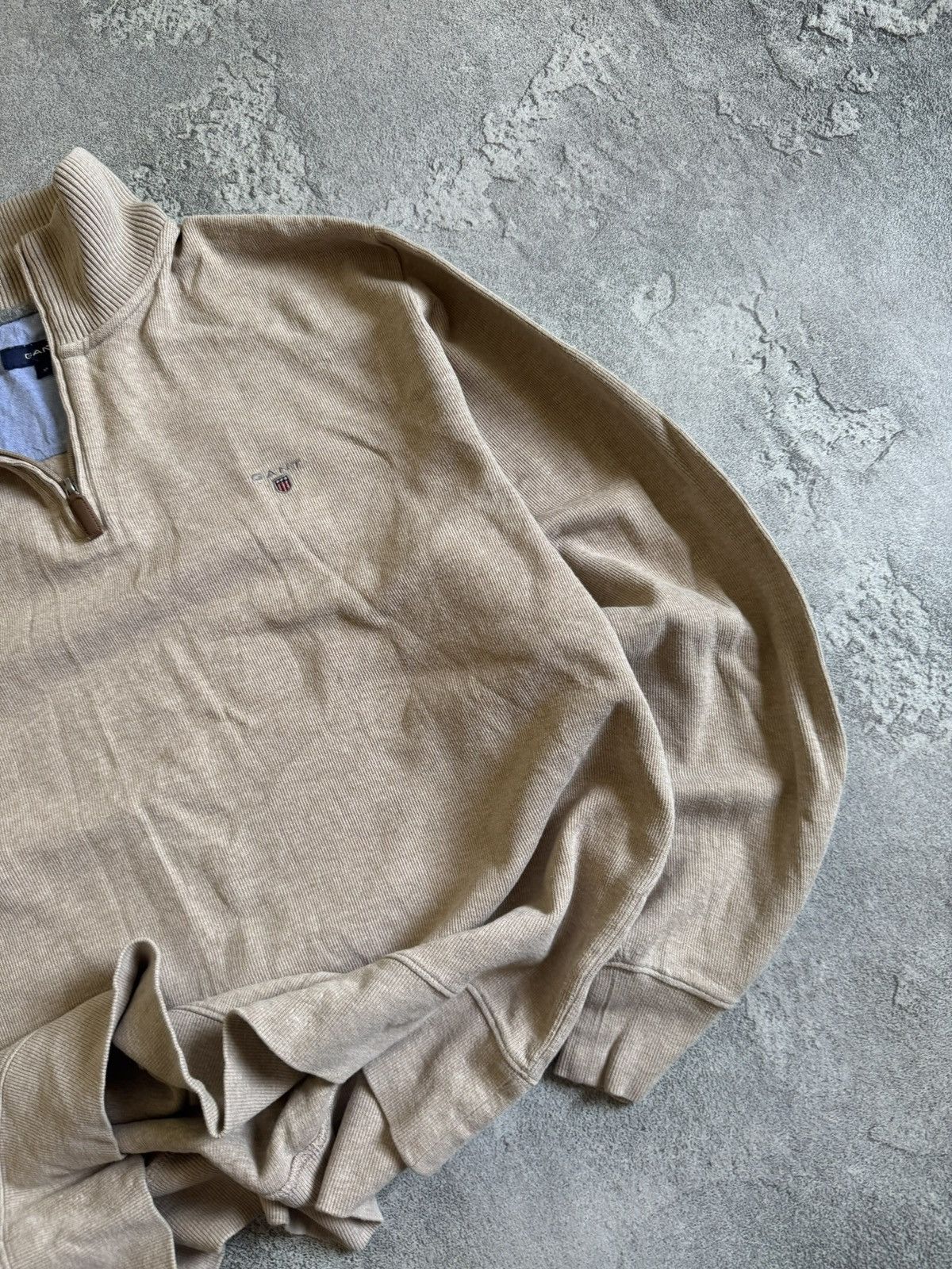Gant Gant XL/size sweater jumper pullover 1/4 zip knit Size US XL / EU 56 / 4 - 4 Thumbnail