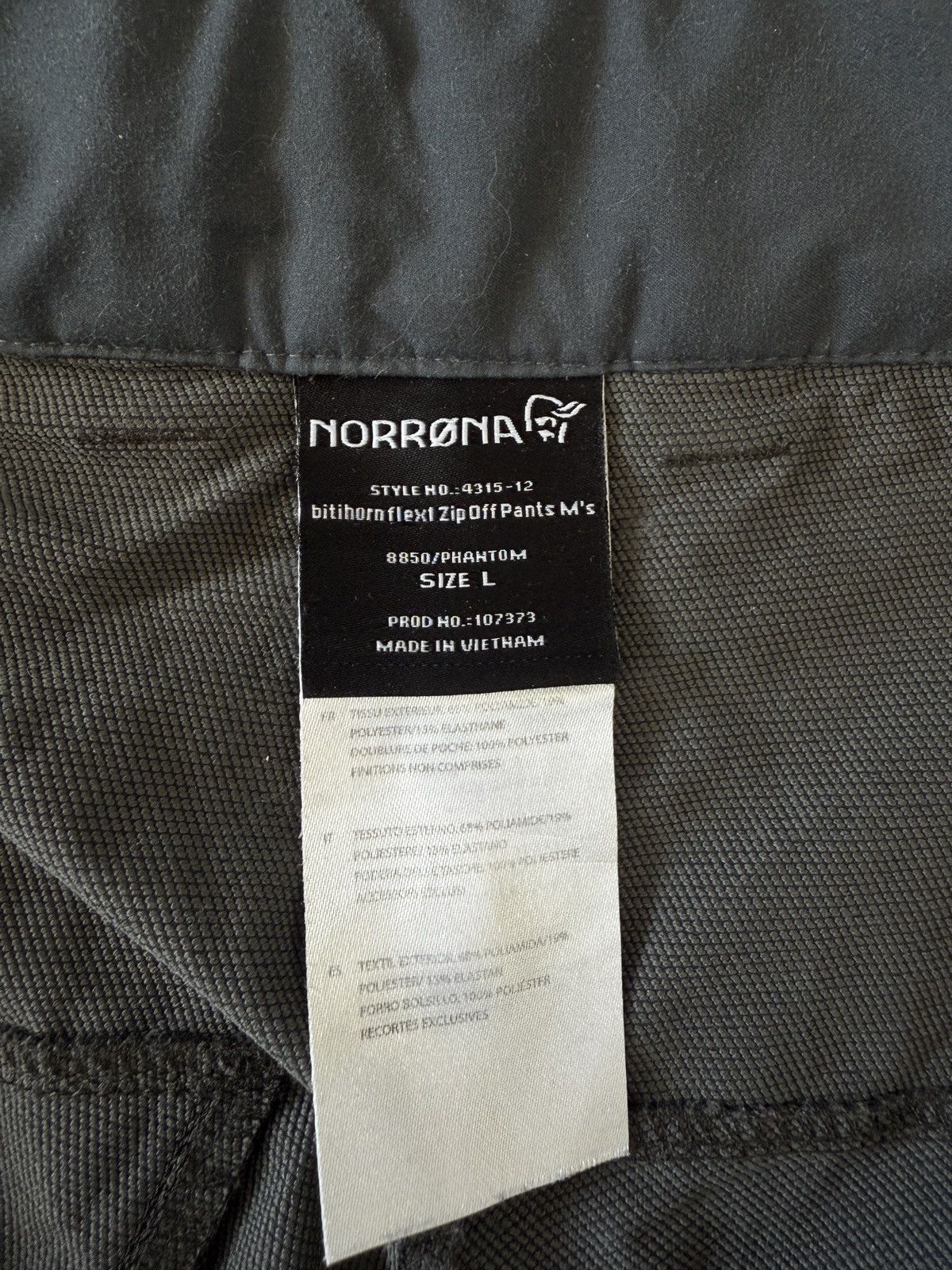 Norrona Norrona Bitihorn Flex1 Zip Off Pants Size US 34 / EU 50 - 6 Thumbnail