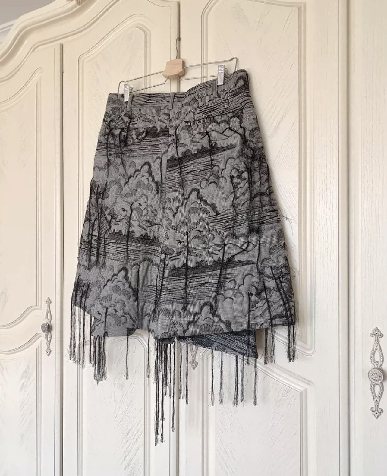 Comme des Garcons comme des garcon patterned fringe shorts Size US 30 / EU 46 - 3 Thumbnail