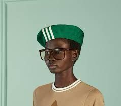 Adidas × Gucci Gucci X Adidas Trefoil Unisex Beret Hat Size ONE SIZE - 2 Thumbnail