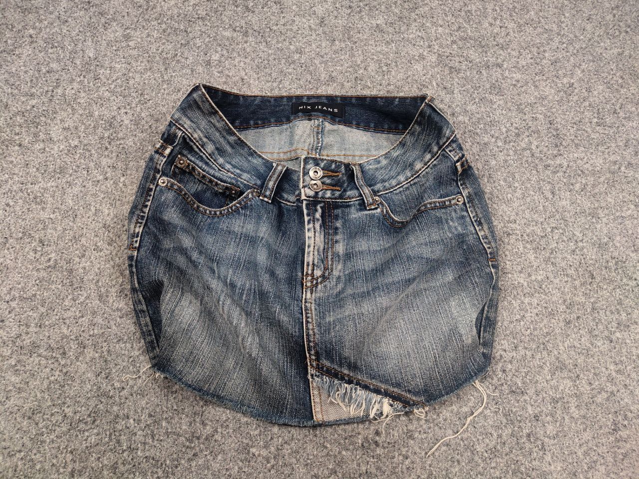 Le Grande Bleu (L.G.B.) le grande bleu (l.g.b.) Style Mini Skirt Vintage denim Y2K Size 28" / US 6 / IT 42 - 2 Thumbnail