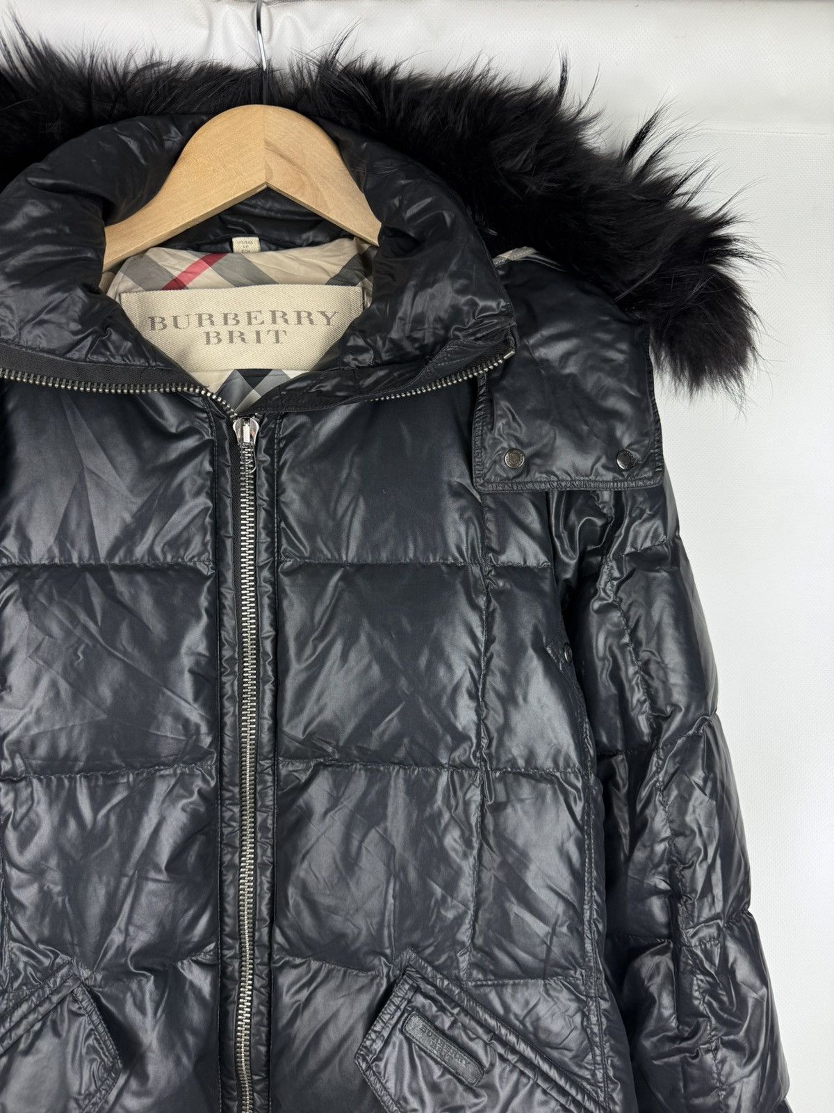 Burberry Burberry Brit Ladies Hooded Nylon Down Puffer Jacket Size Xs Size XS / US 0-2 / IT 36-38 - 3 Thumbnail