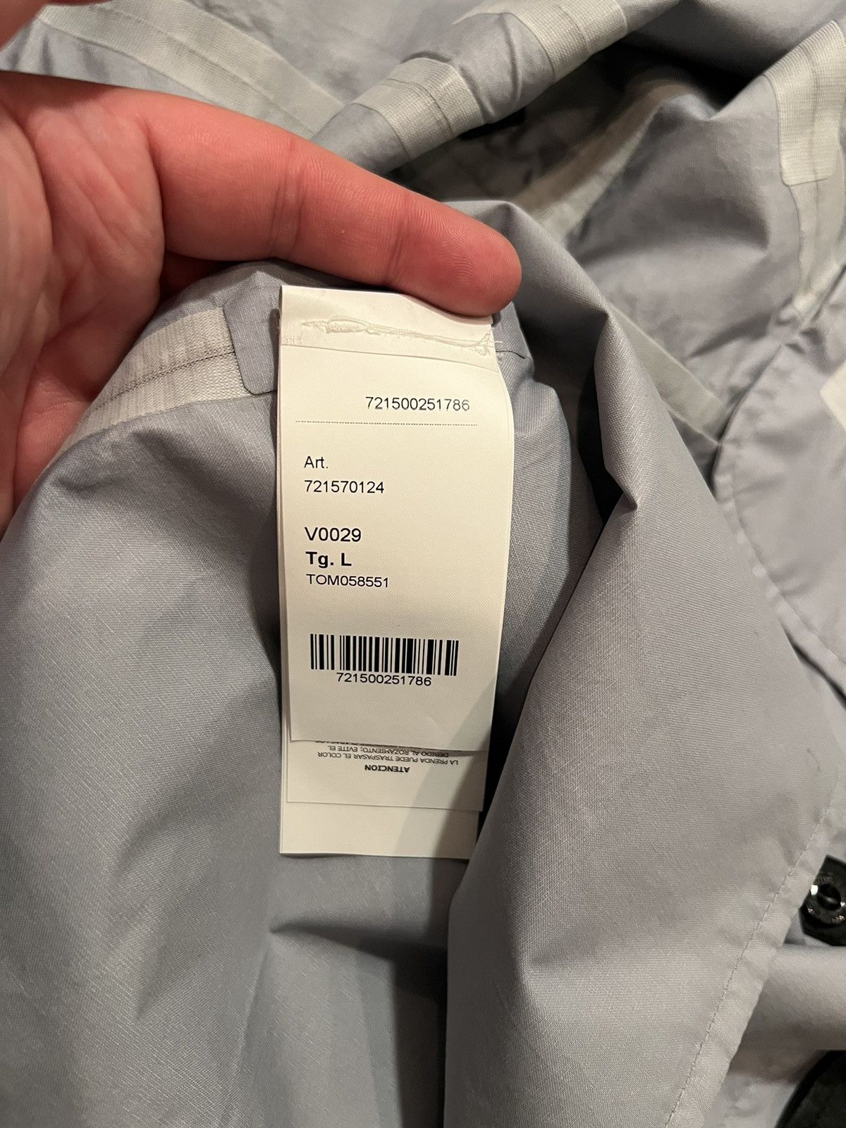 Stone Island 🔥Stone Island Membrana 3L Dust Color Frost Finish Jacket Size US L / EU 52-54 / 3 - 21 Thumbnail