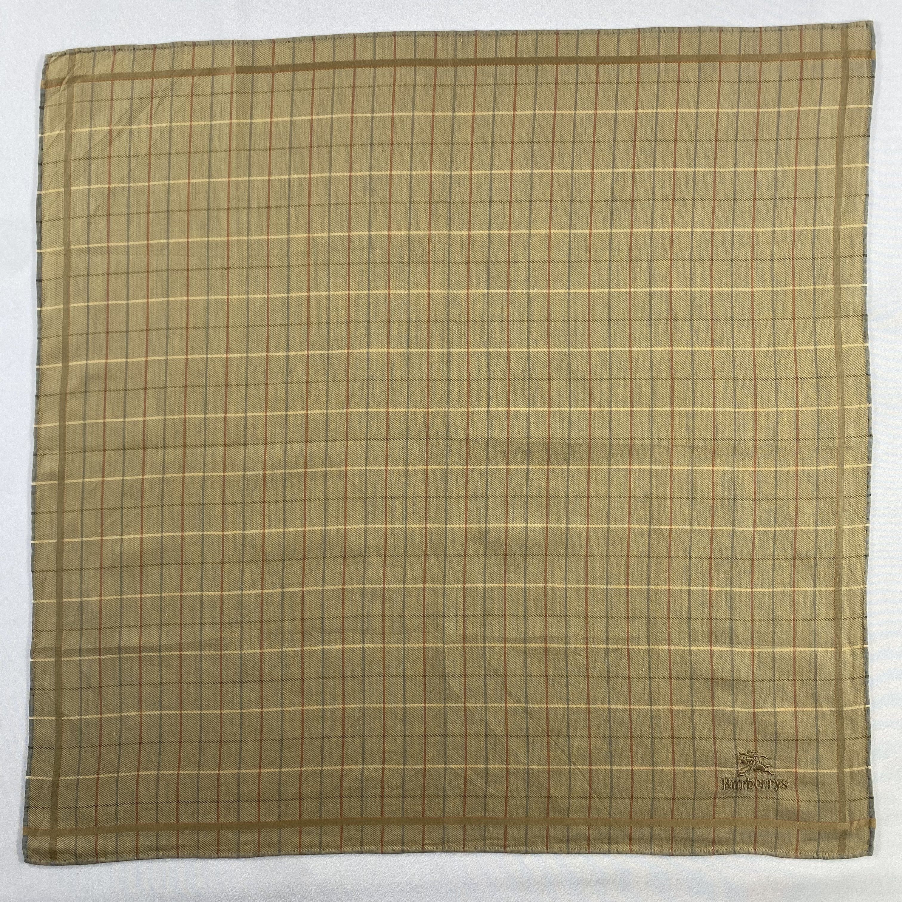 Burberry × Vintage Burberry Handkerchief / Neckerchief / Bandana-P1260 Size ONE SIZE - 1 Thumbnail