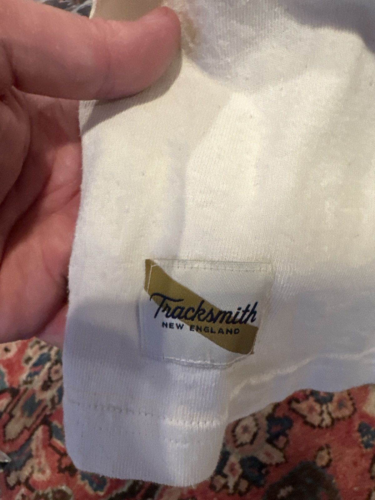 Tracksmith New England Tracksmith cream logo tee XL Size US XL / EU 56 / 4 - 2 Thumbnail