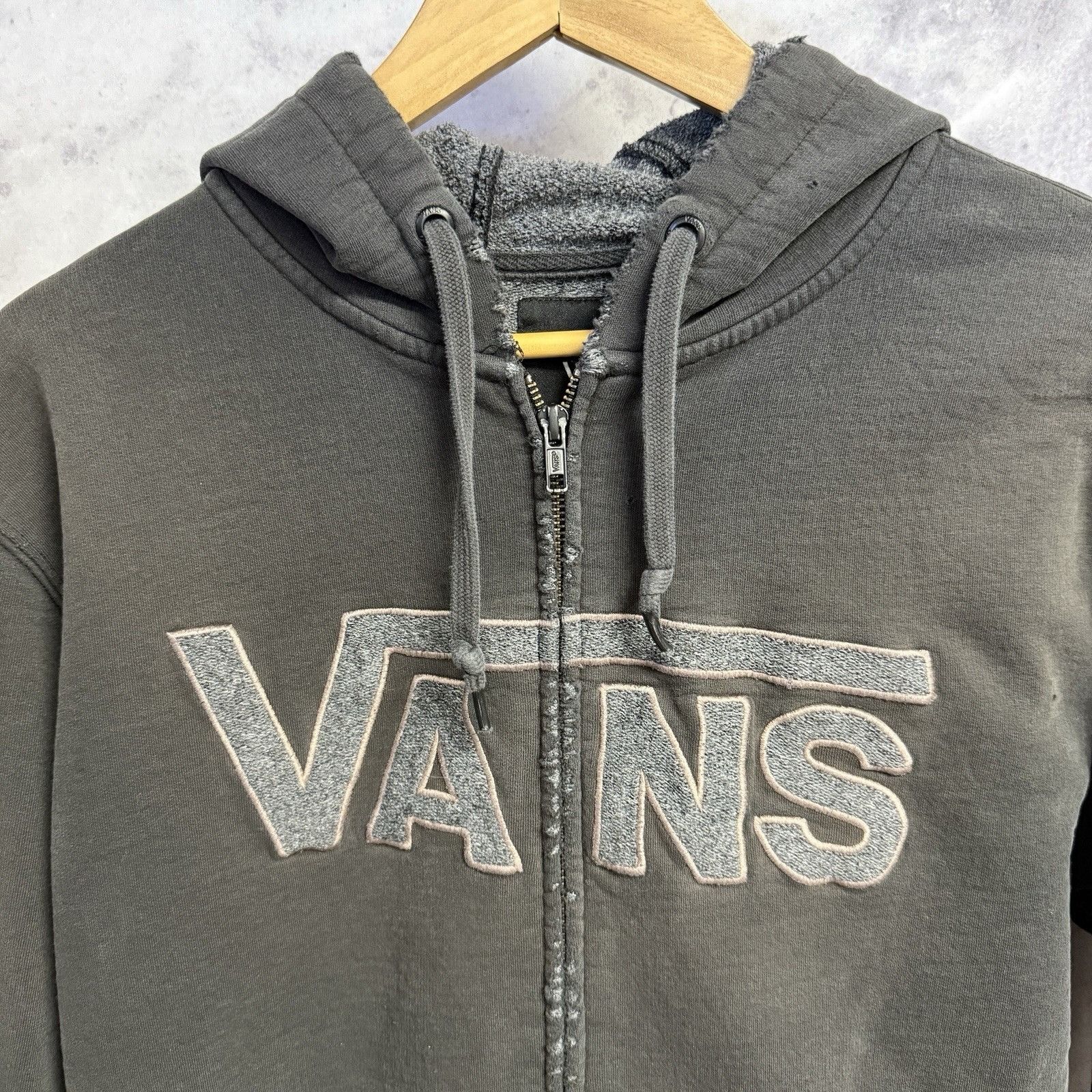 Vans Vintage Vans Skate Hoodie Sweatshirt Mens XL Faded Black Gra Size US XL / EU 56 / 4 - 1 Thumbnail