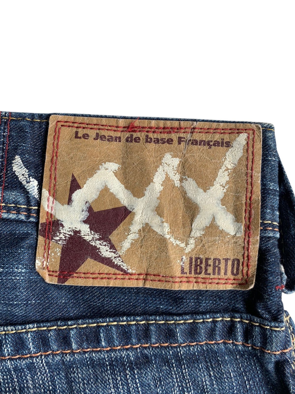 FLARE💥 LIBERTO PUNK STYLE RUSTY&FADED DISTRESSED DENIM🎌