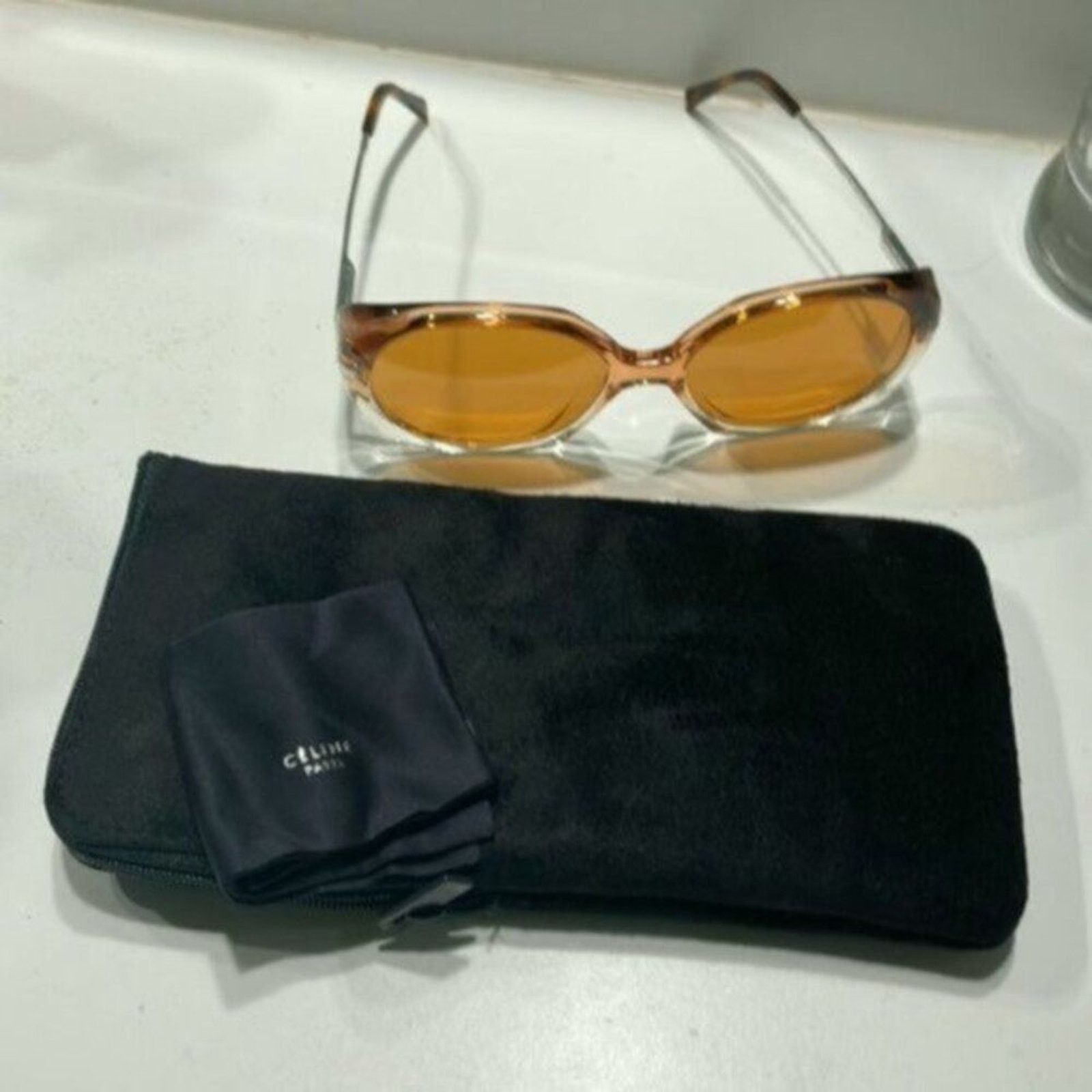 Celine Celine 56mm Designer Sunglasses orange Size ONE SIZE - 3 Thumbnail
