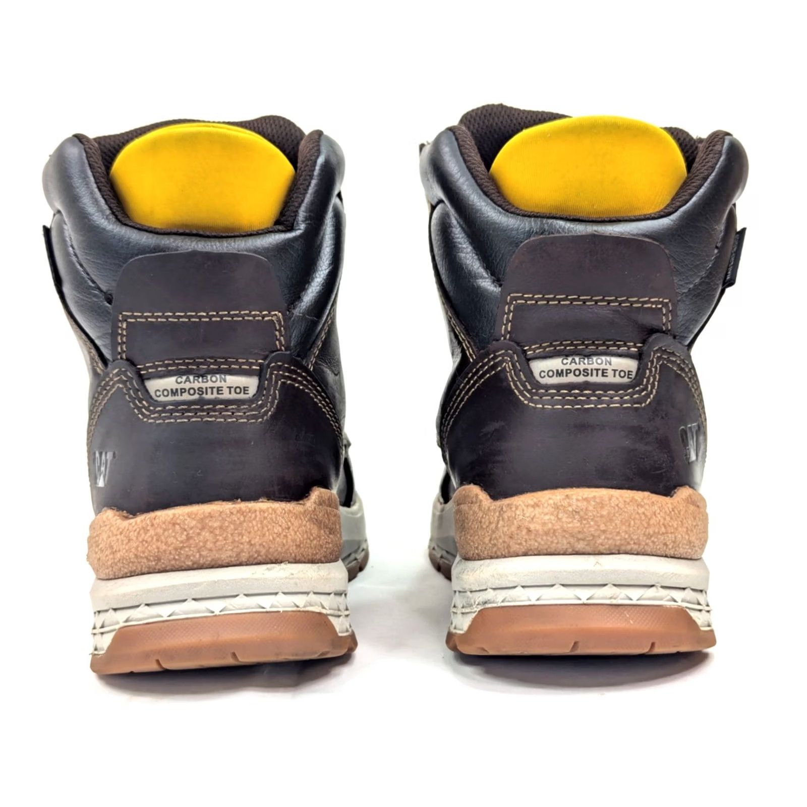 Vintage CAT Impact Waterproof Carbon Composite Toe Work Boots Mens 14 Brown Lace Up P91402 Size US 14 / EU 47 - 7 Thumbnail
