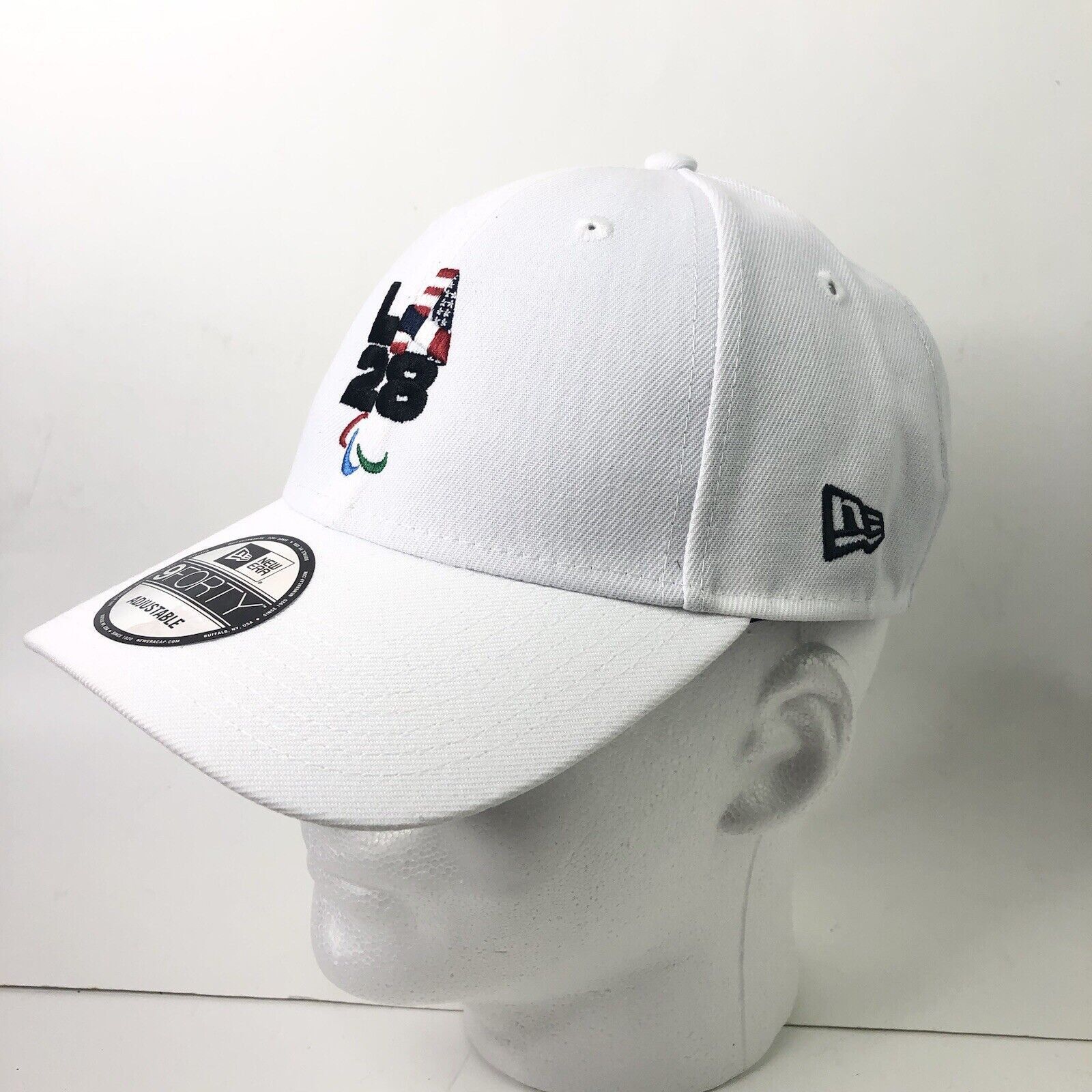 New Era Men New Era White Hat Cap U.S. Paralympics LA28 Size ONE SIZE - 2 Thumbnail