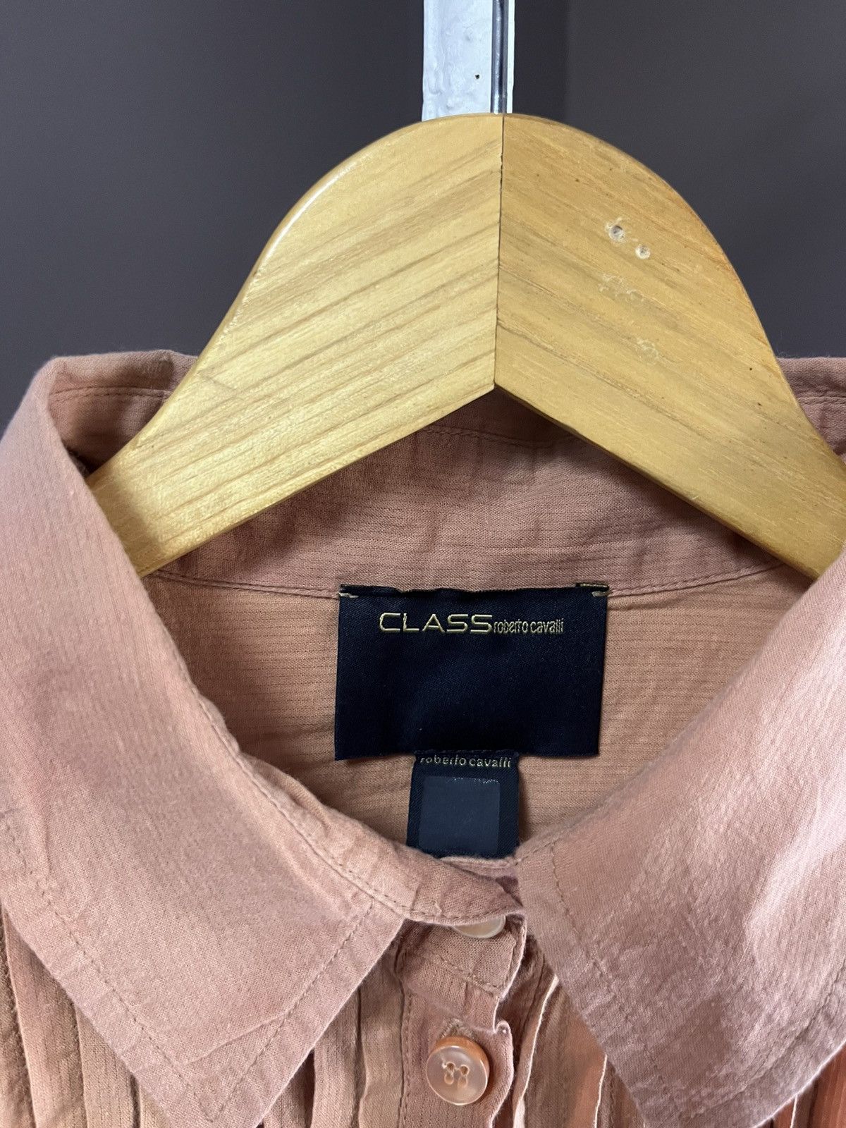 Roberto Cavalli Vintage 90s Runway Roberto Cavalli Class Button Up Shirt Size XL / US 12-14 / IT 48-50 - 5 Thumbnail