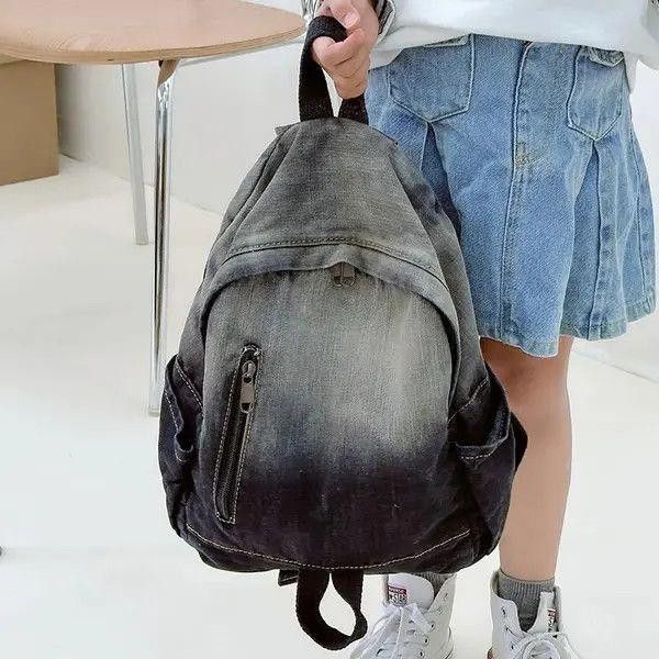 Vintage Washed Jean Backpack Size ONE SIZE - 3 Thumbnail