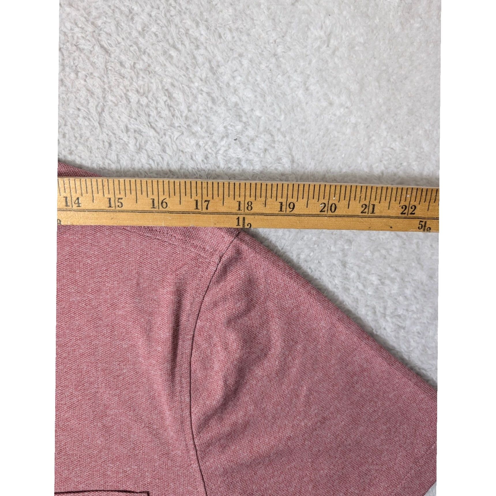 Pinko Dunning Button-Up Shirt Mens M Pink Short Sleeve Golf Pique Pocket Shirt Size US M / EU 48-50 / 2 - 4 Thumbnail