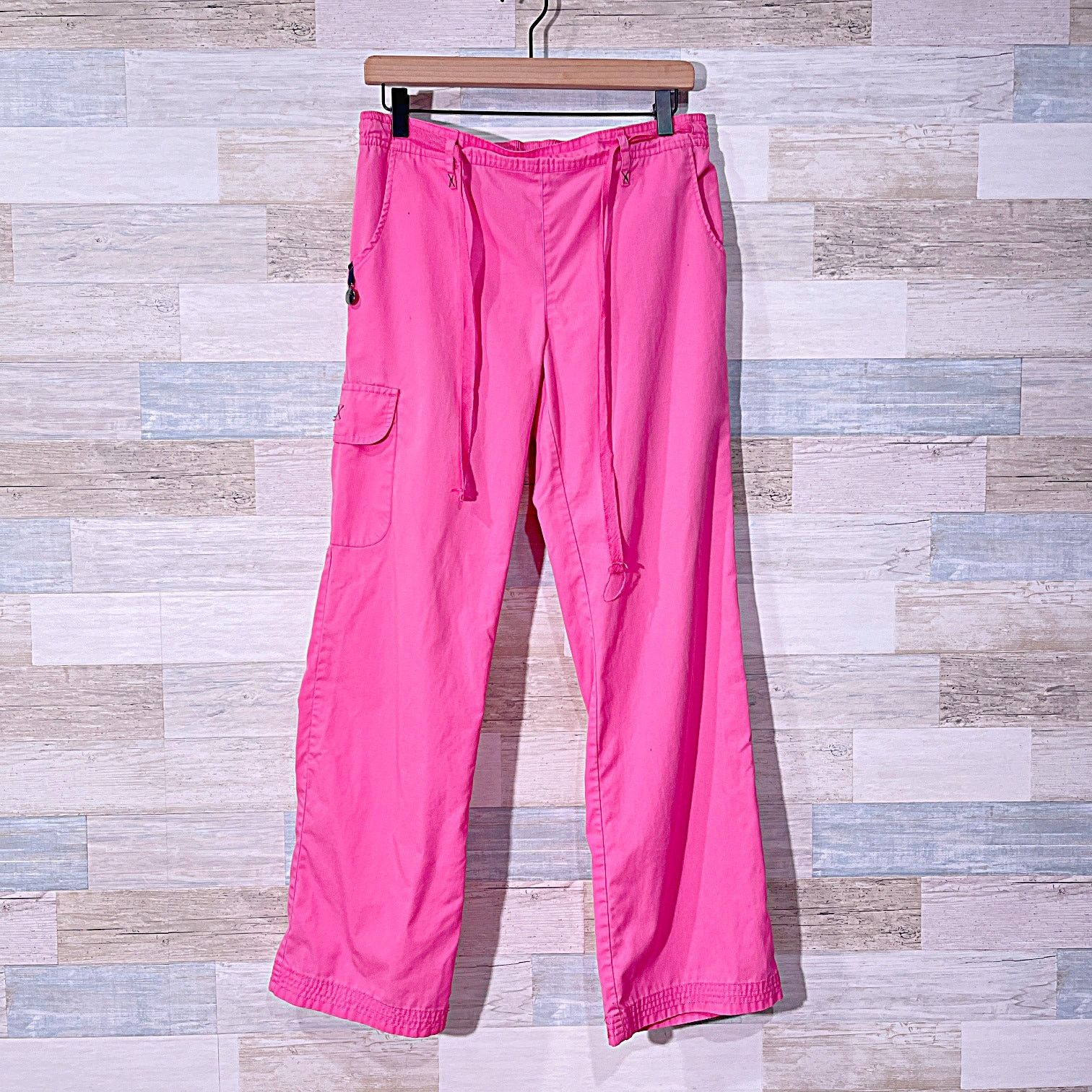 Other LAURA ASHLEY Cargo Scrub Pants Pink Womens 4 Size 28" / US 6 / IT 42 - 1 Thumbnail