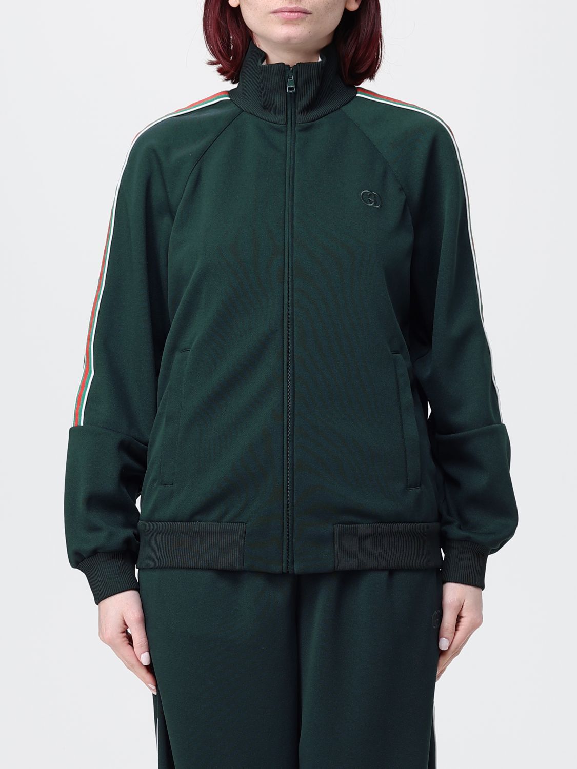 Gucci Gucci Sweatshirt Woman Forest Green Size S / US 4 / IT 40 - 1 Thumbnail