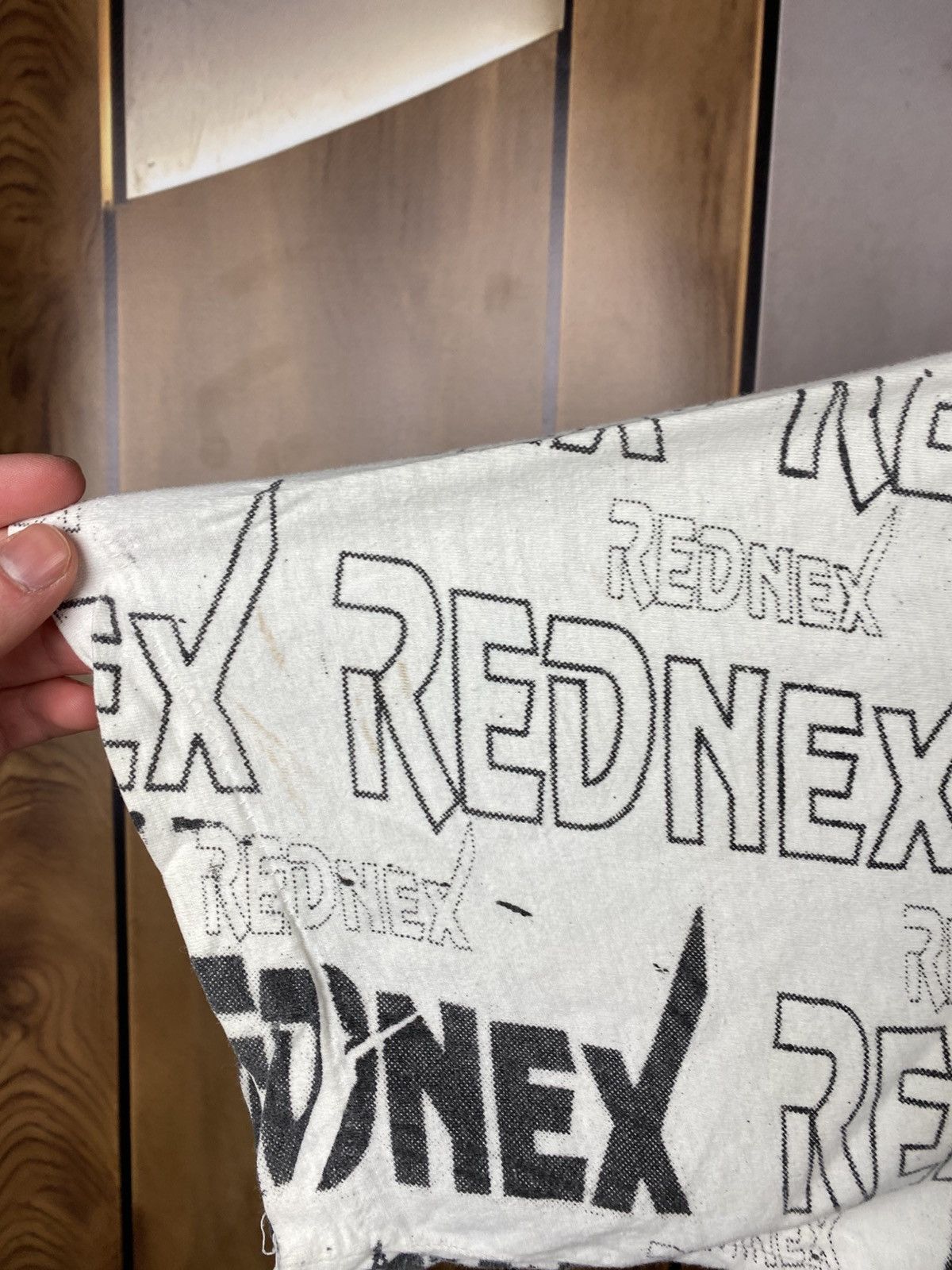 Band Tees 🎸Vintage 90s T-Shirt Rednex Overprint VTG Eye Pop Tee🎸 Size US XXL / EU 58 / 5 - 6 Thumbnail