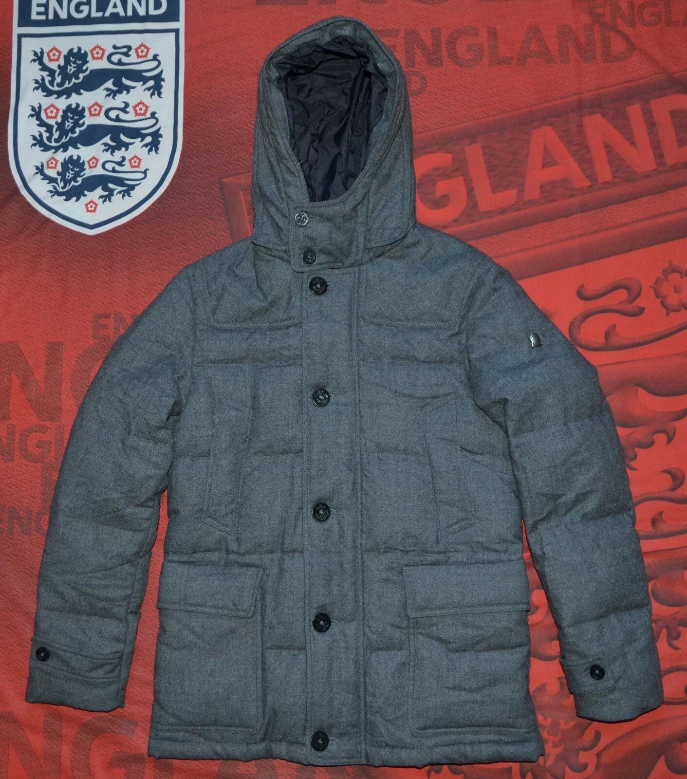 Other MARINA YACHTING MAN GREY QUILTED DOWN PADDED JACKET SIZE 48 Size US M / EU 48-50 / 2 - 25 Thumbnail