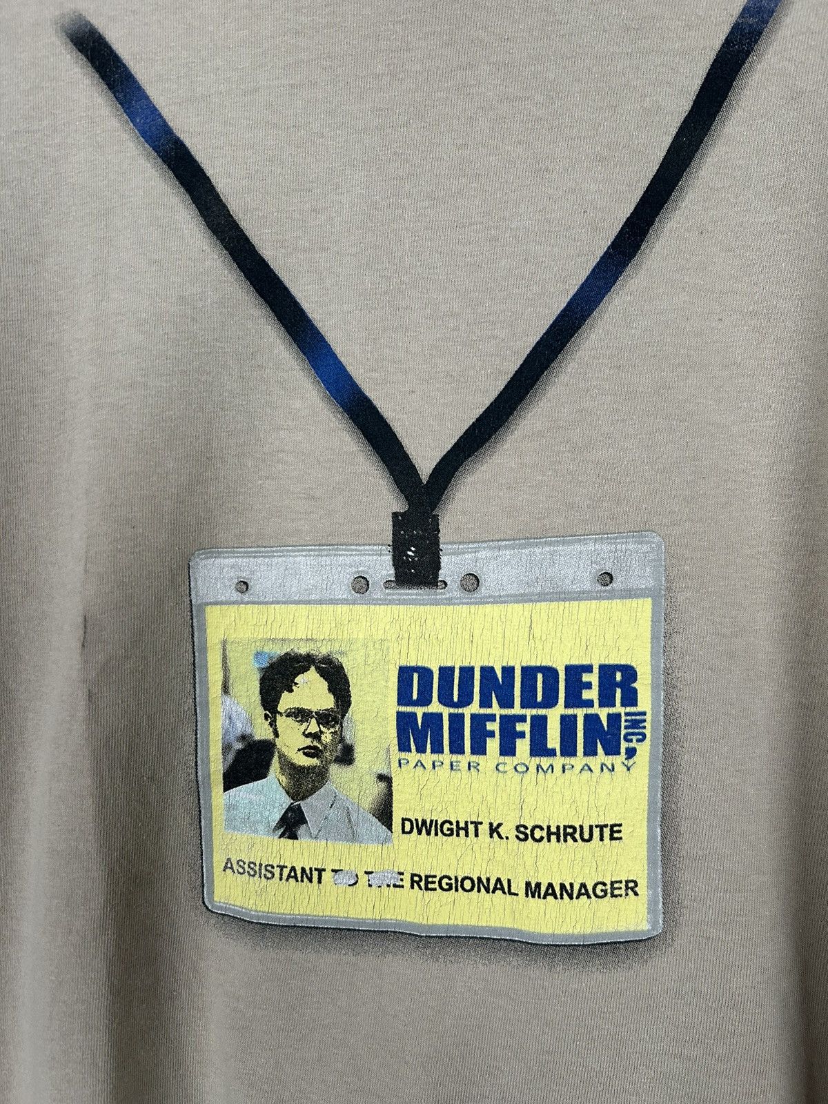 Vintage The Office Official Merch Dwight Schrute Movie Series Tee Size US L / EU 52-54 / 3 - 3 Thumbnail