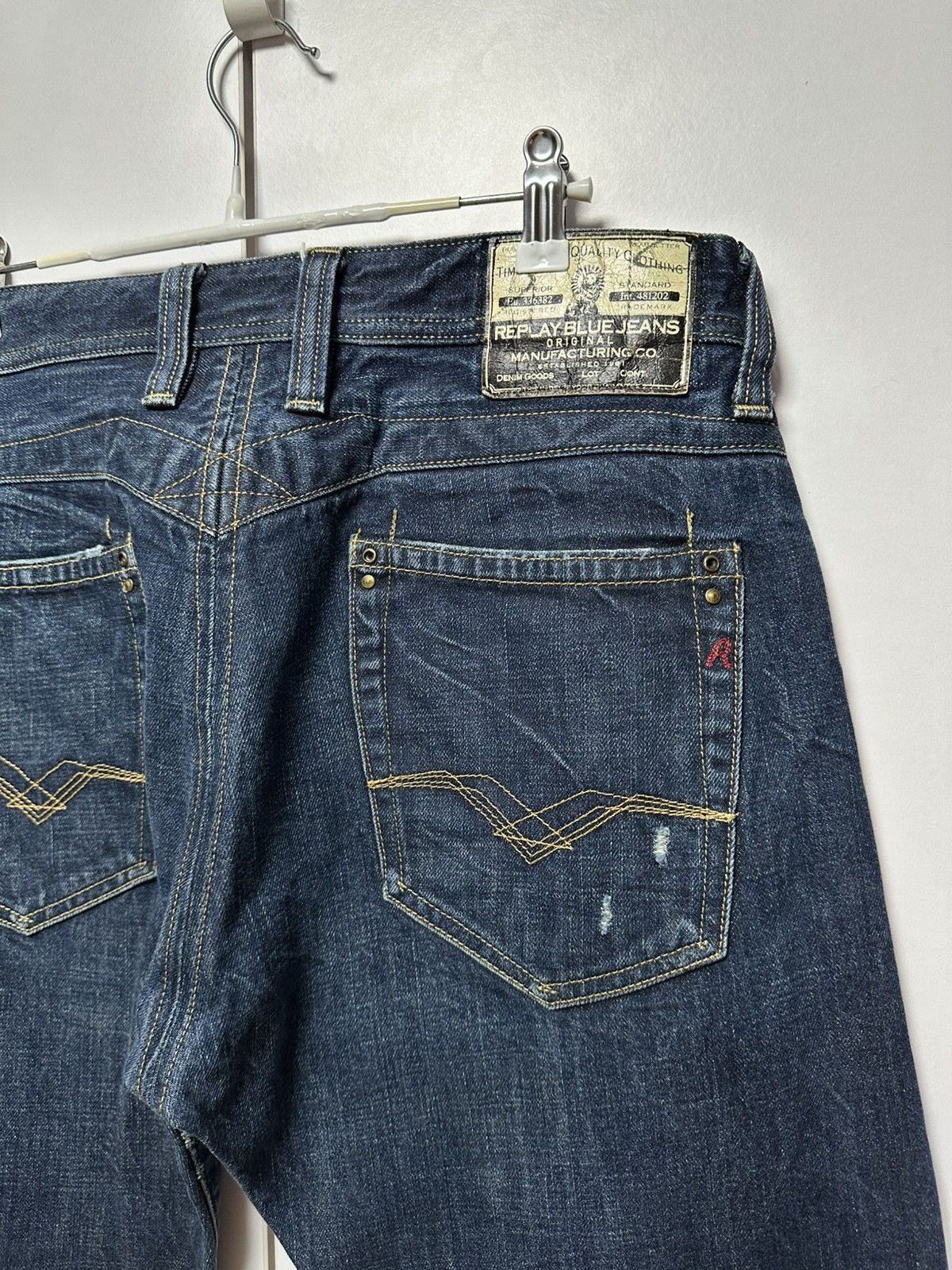 Replay Replay Fashion Box Japan Salvage Vintage True Denim Size US 32 / EU 48 - 2 Thumbnail