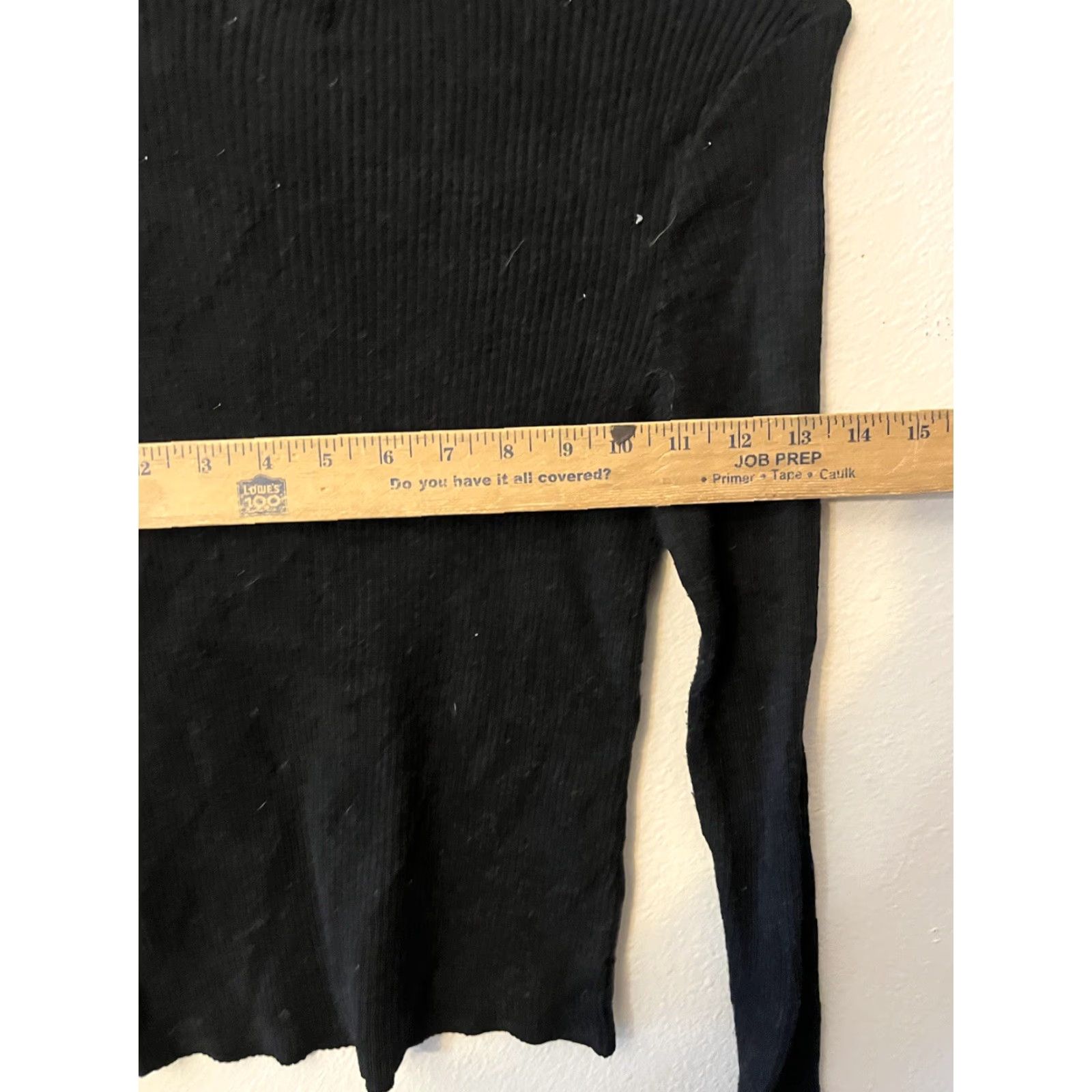 H&M H&M Womens Pullover Sweater Black Long Sleeve Crew Neck Medium Cotton Blend Size M / US 6-8 / IT 42-44 - 5 Thumbnail